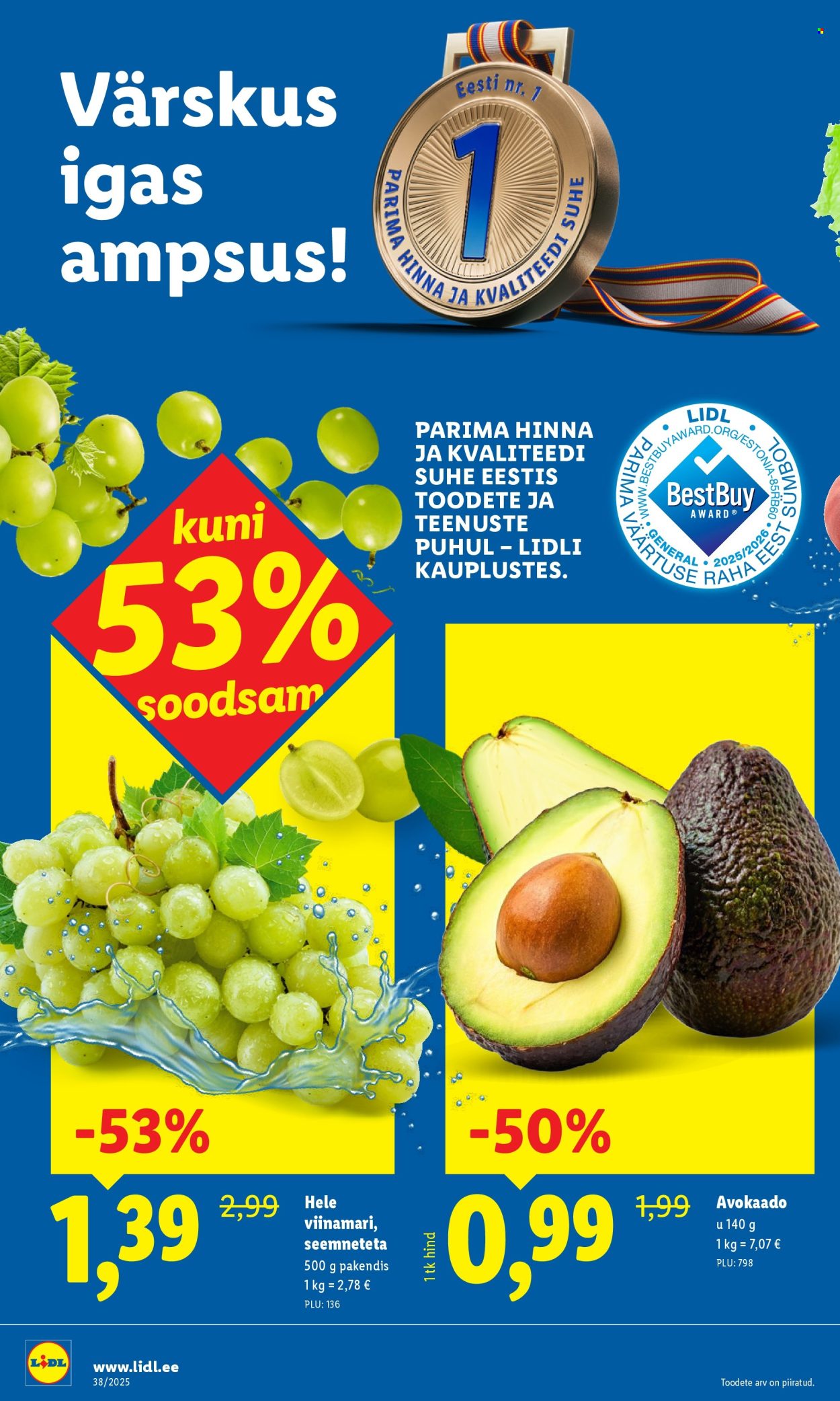 Lidl kliendileht - Kliendileht (15.09 - 21.09.2025)