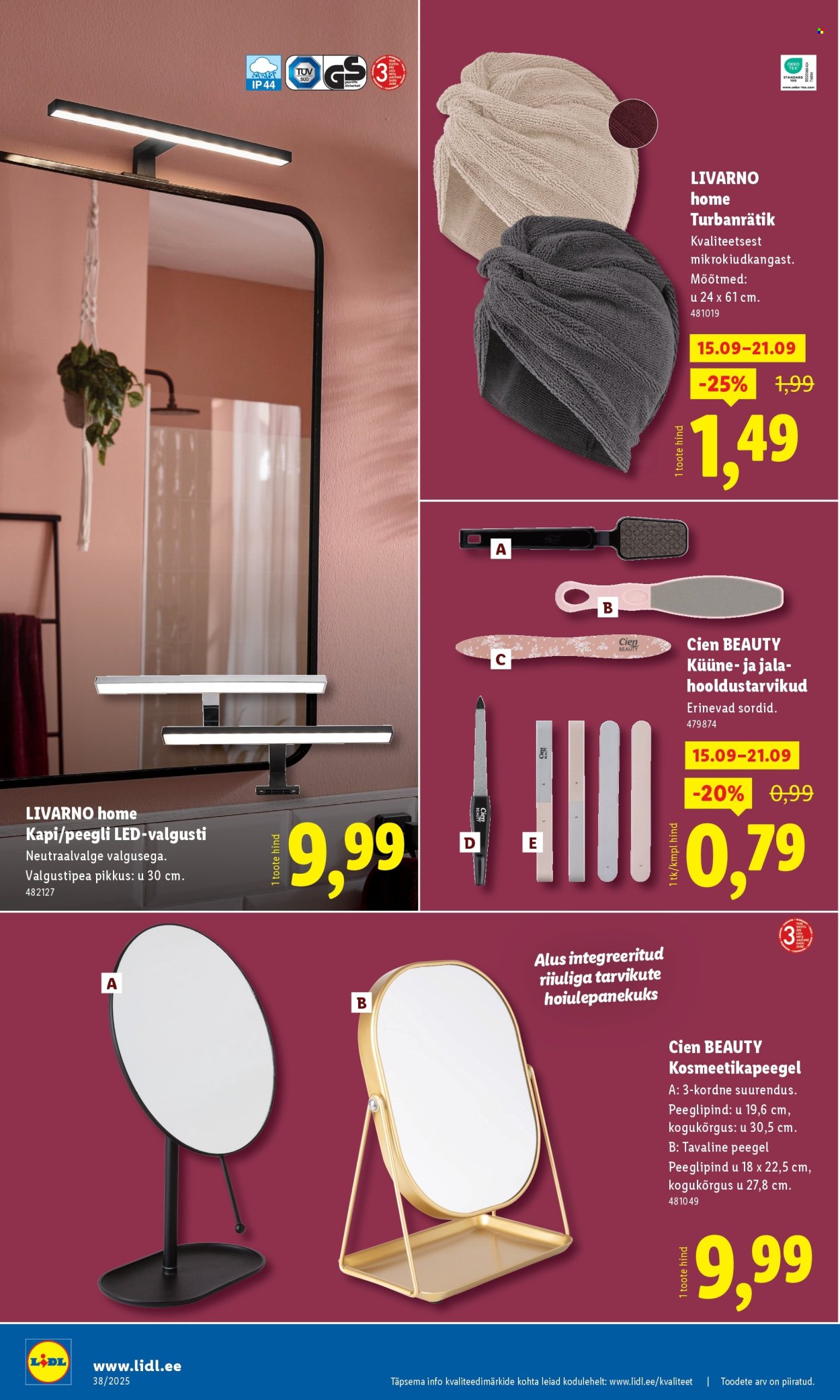 Lidl kliendileht - Kliendileht (15.09 - 21.09.2025)