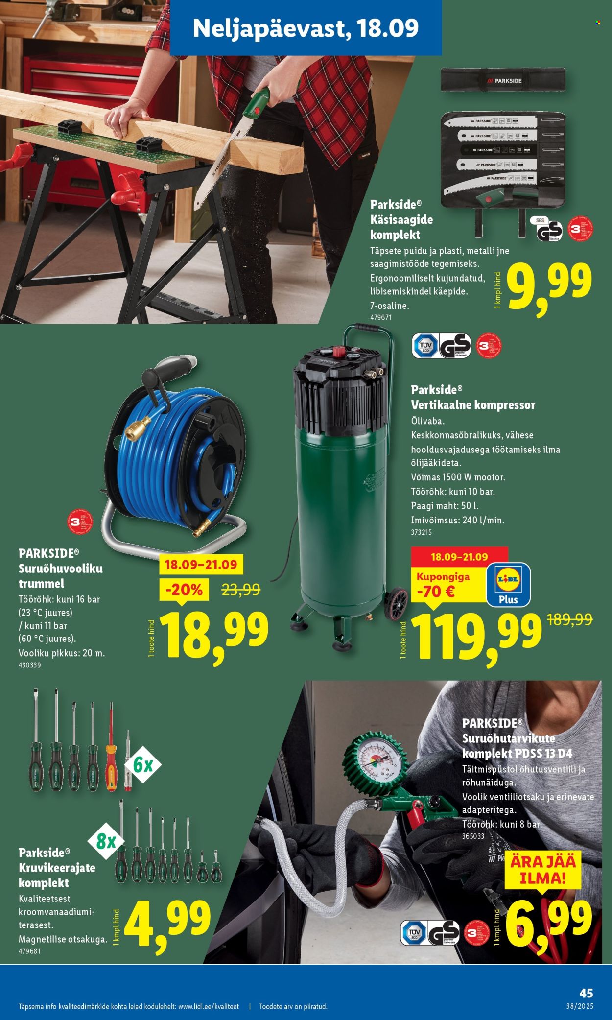 Lidl kliendileht - Kliendileht (15.09 - 21.09.2025)