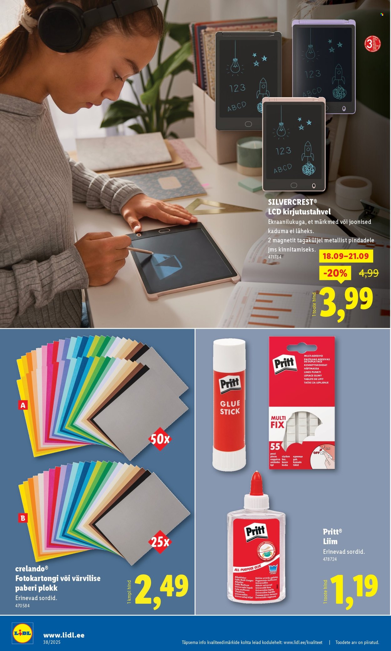 Lidl kliendileht - Kliendileht (15.09 - 21.09.2025)