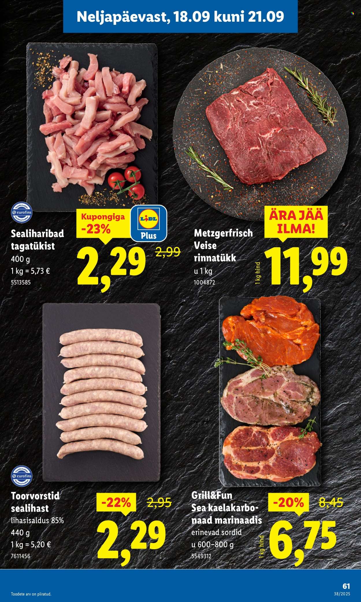 Lidl kliendileht - Kliendileht (15.09 - 21.09.2025)