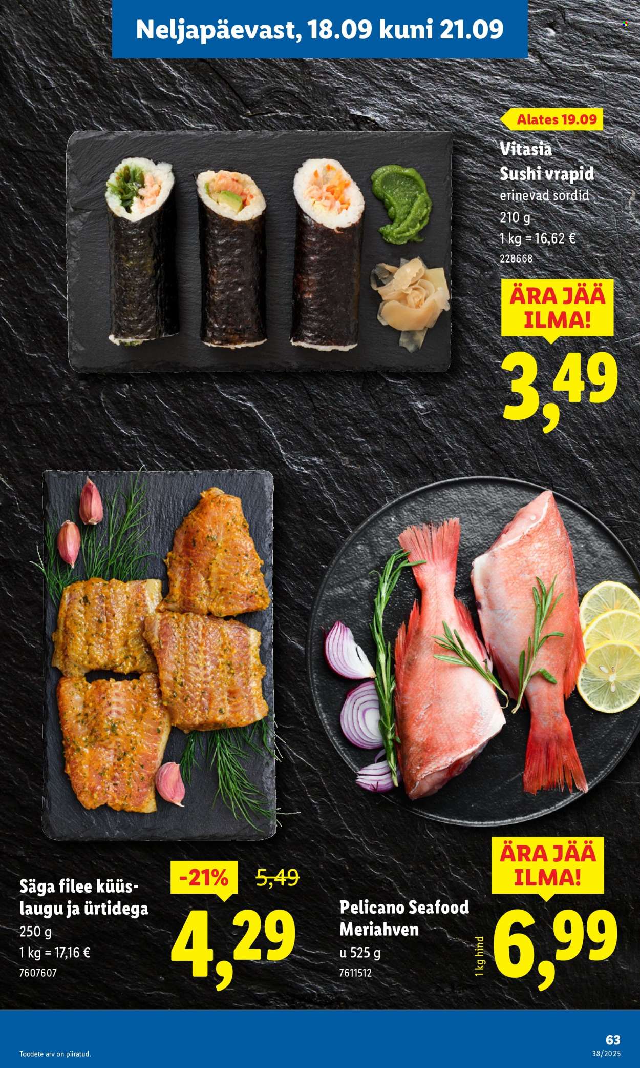 Lidl kliendileht - Kliendileht (15.09 - 21.09.2025)
