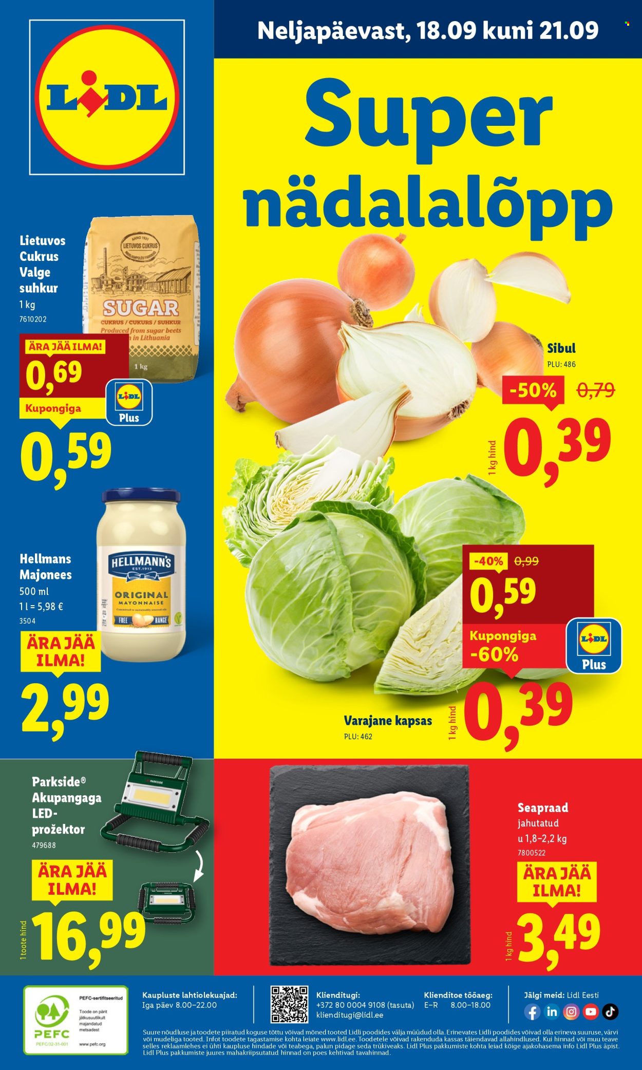 Lidl kliendileht - Kliendileht (15.09 - 21.09.2025)