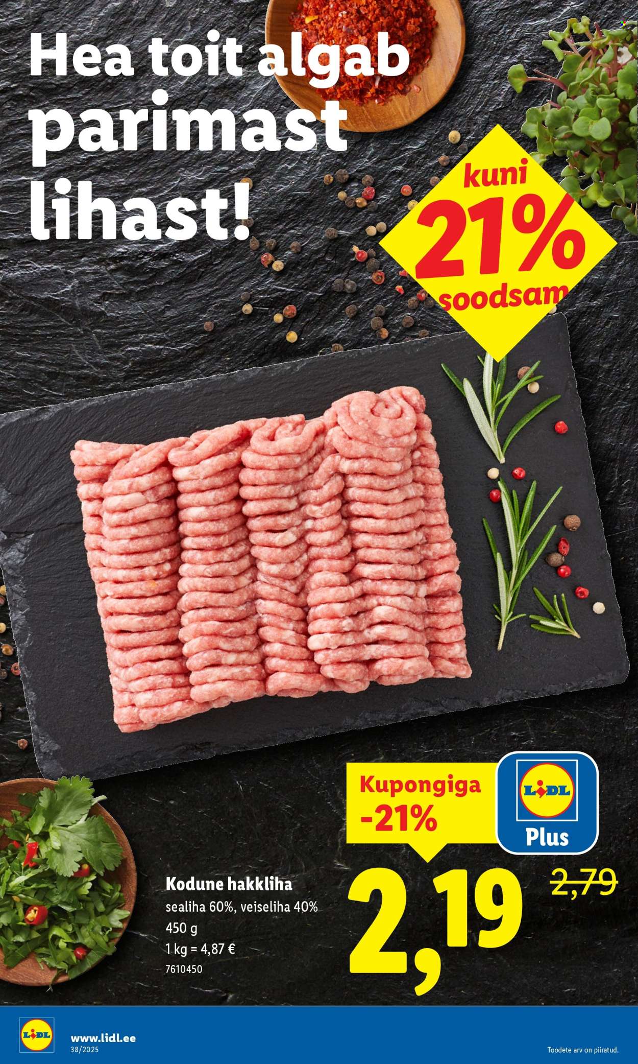 Lidl kliendileht - Kliendileht (15.09 - 21.09.2025)