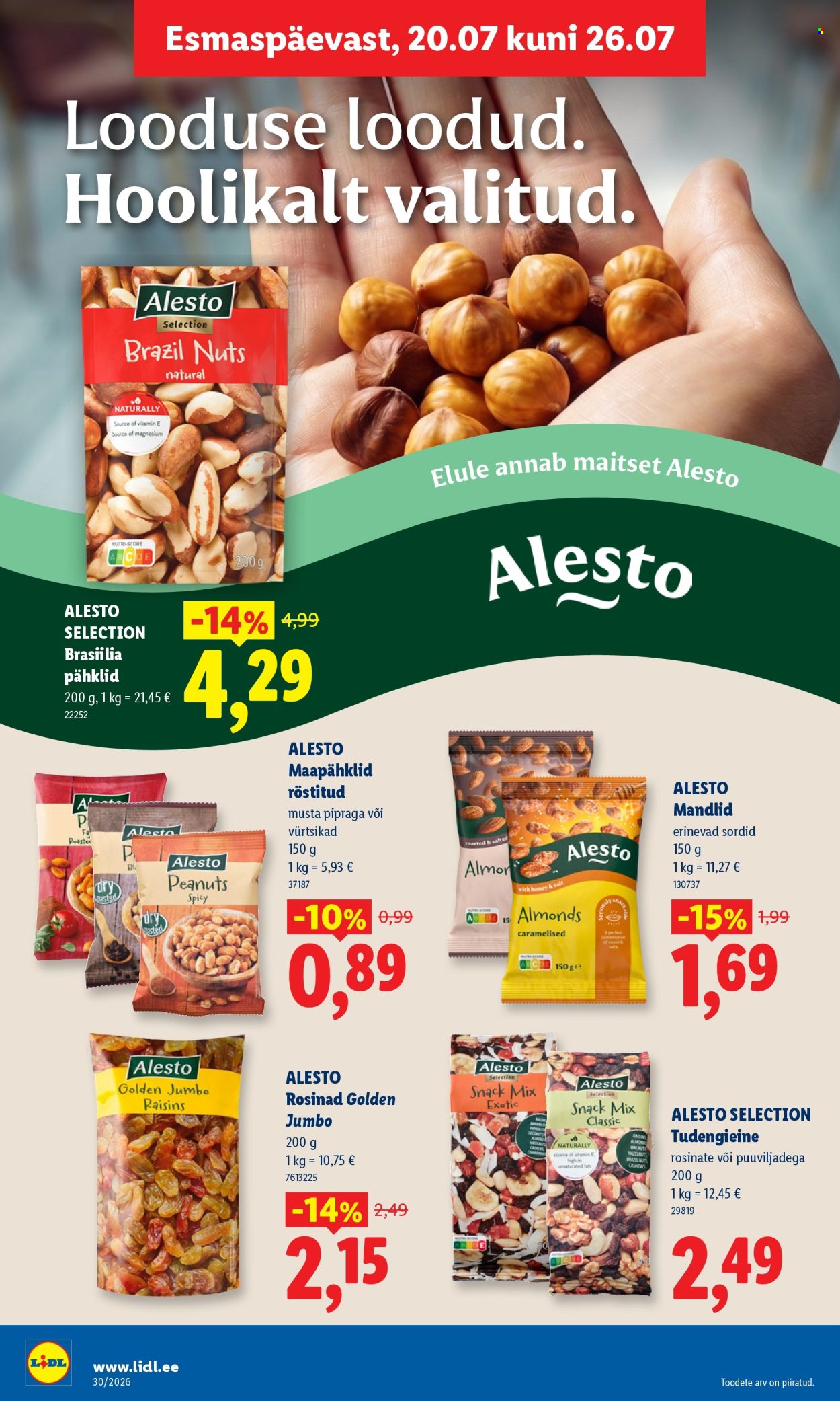 Lidl kliendileht (20.07 - 26.07.2026)