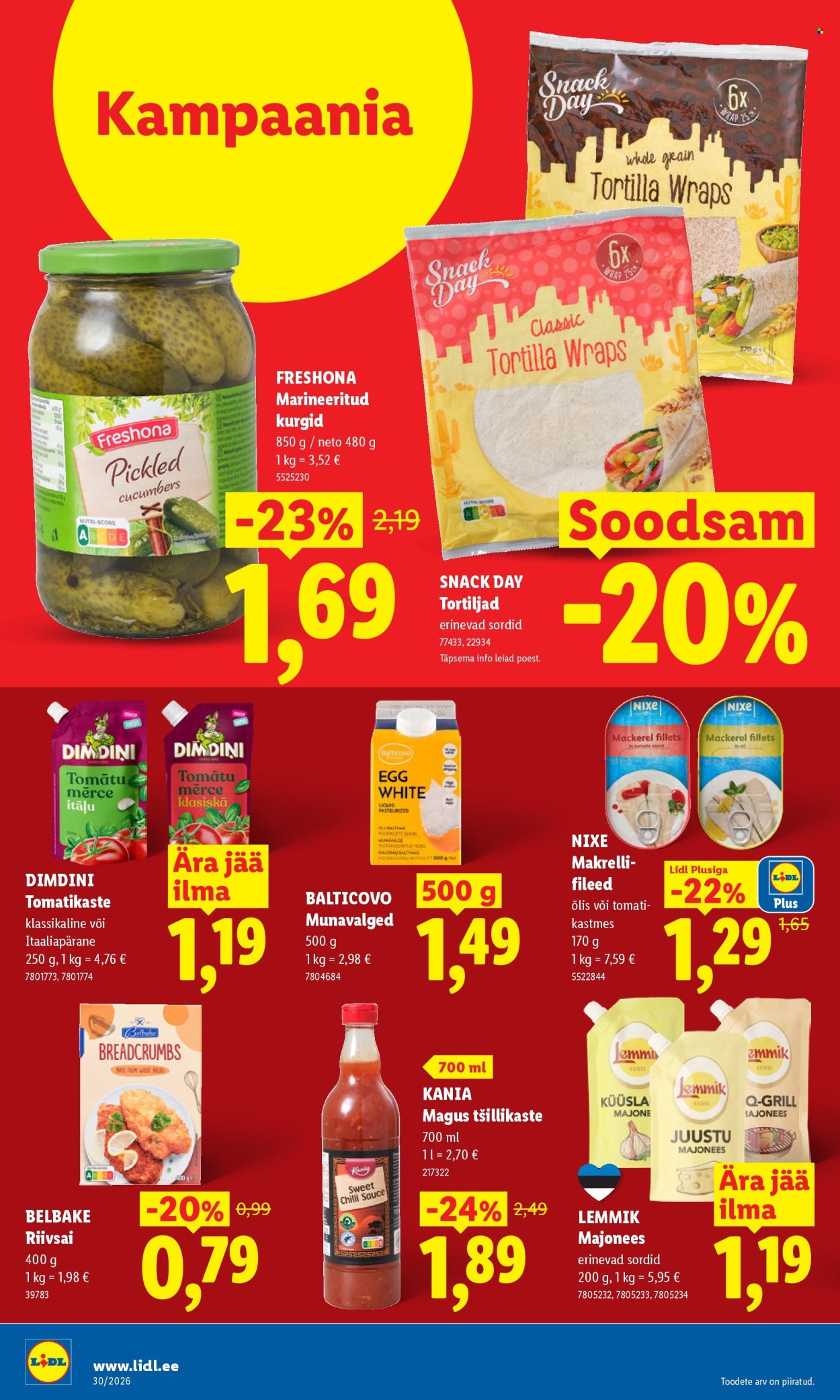Lidl kliendileht (20.07 - 26.07.2026)