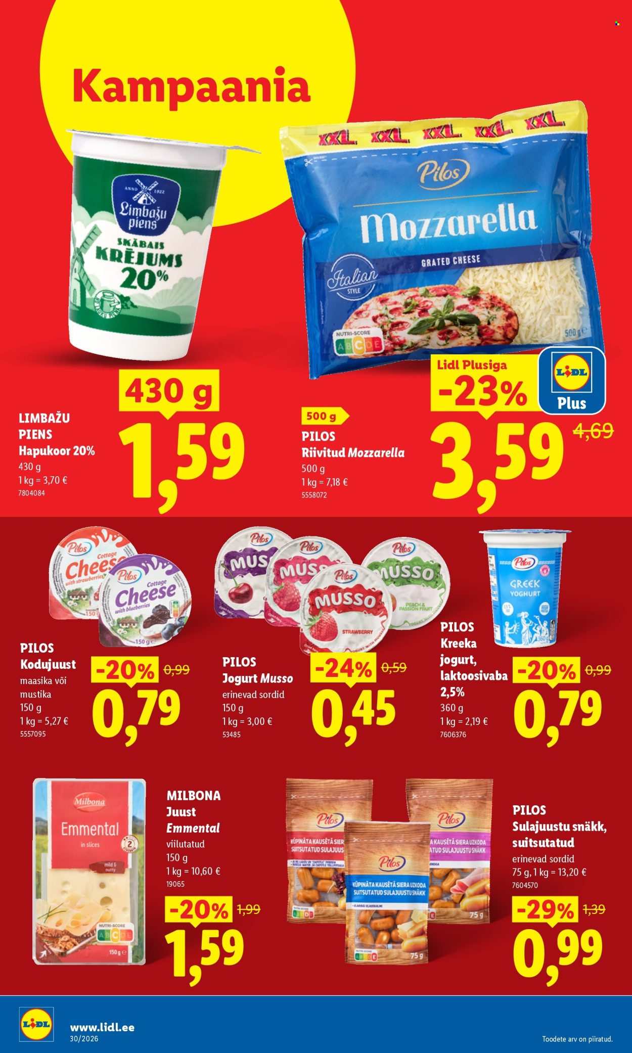 Lidl kliendileht (20.07 - 26.07.2026)
