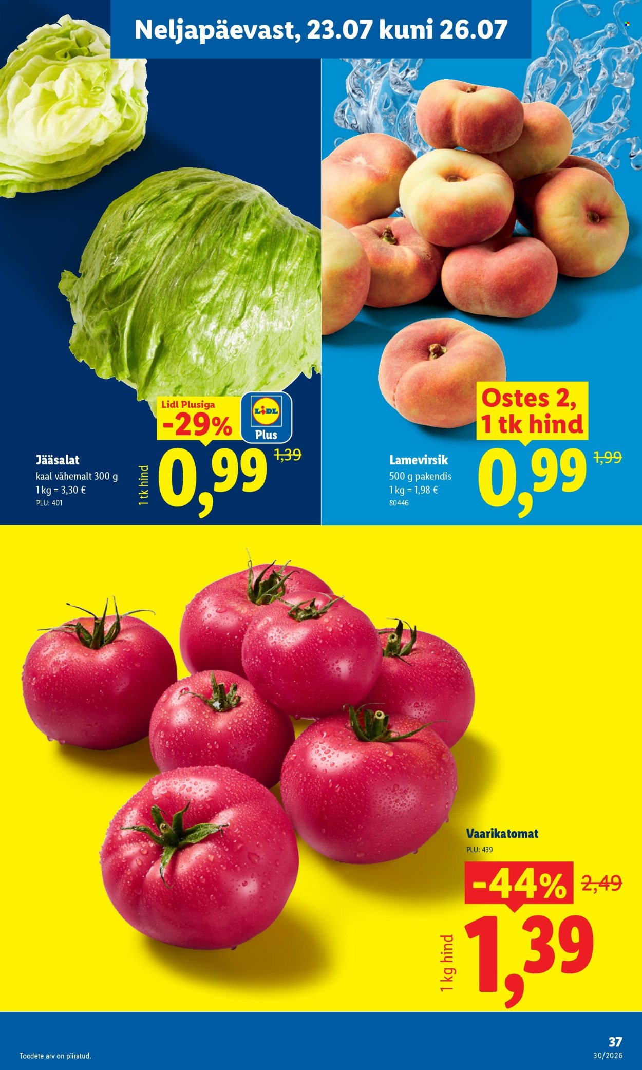 Lidl kliendileht (20.07 - 26.07.2026)