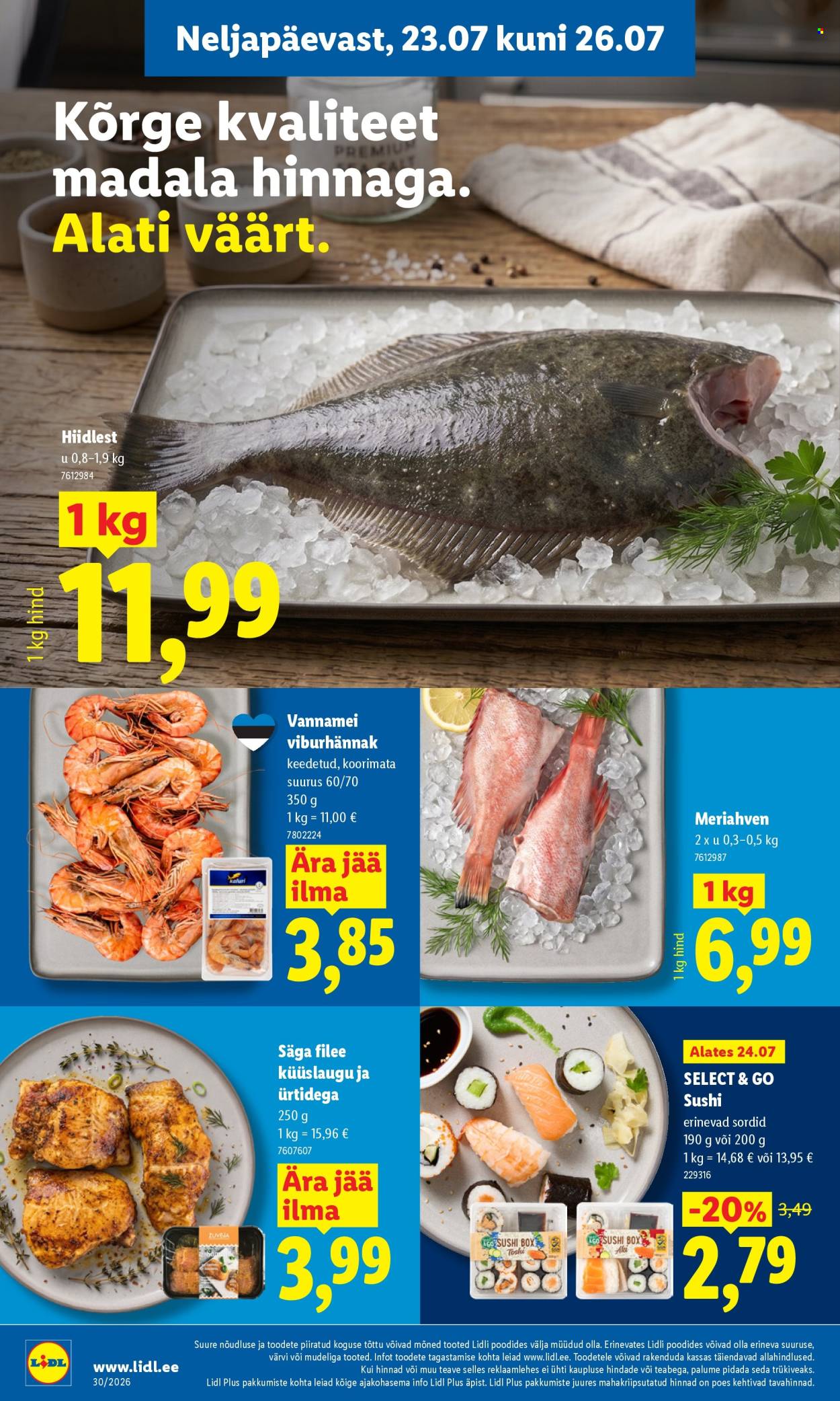 Lidl kliendileht (20.07 - 26.07.2026)