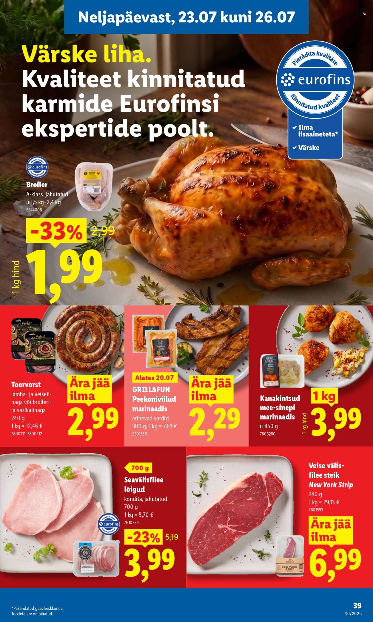 Lidl kliendileht (20.07 - 26.07.2026)