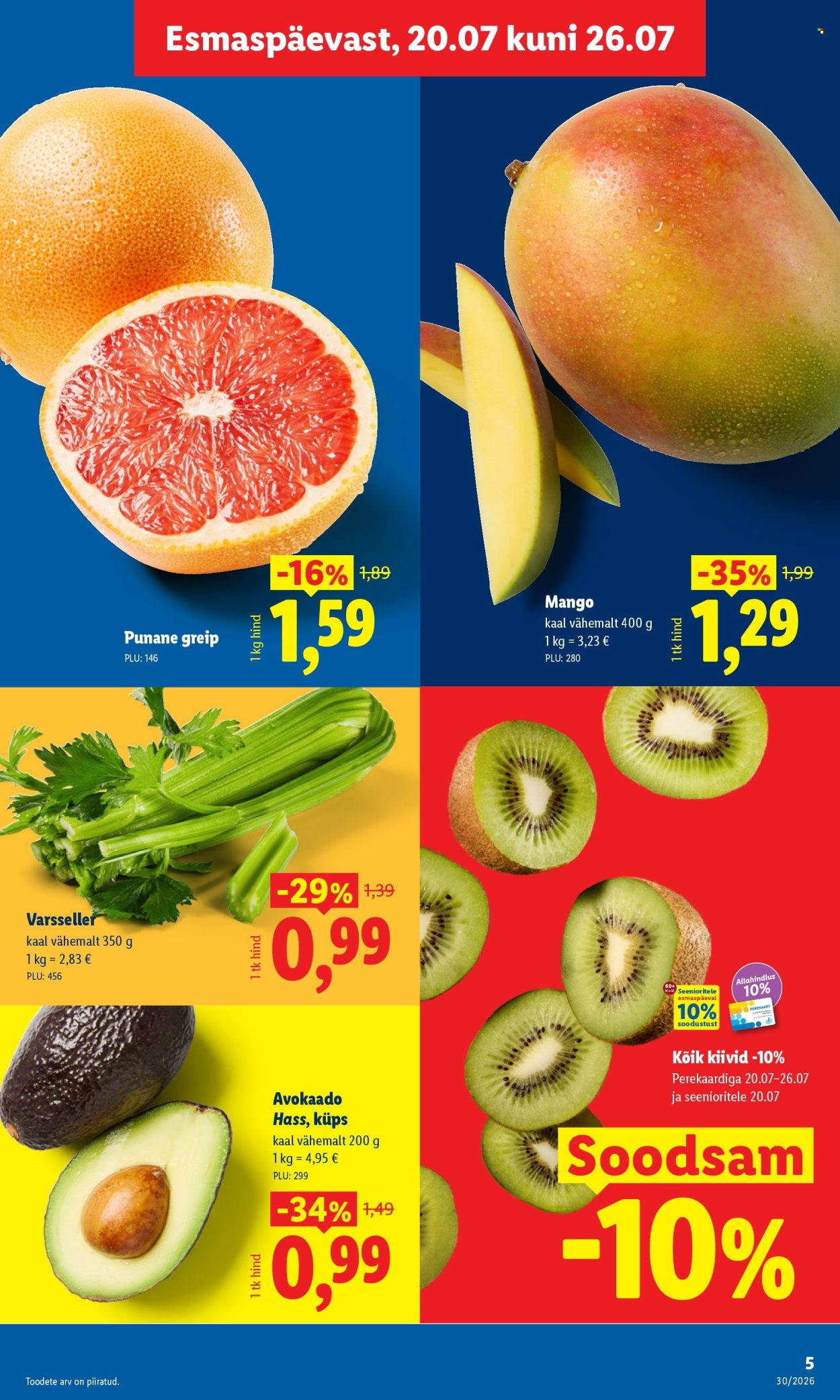 Lidl kliendileht (20.07 - 26.07.2026)