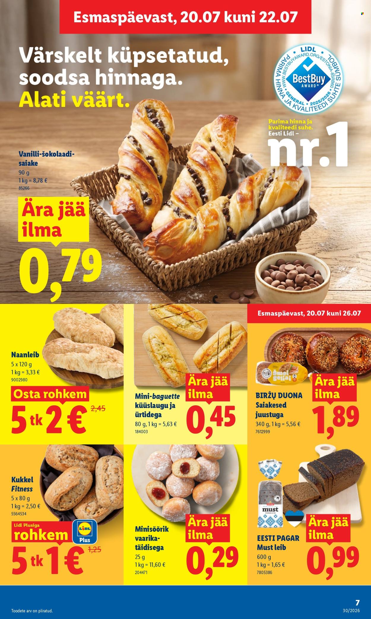 Lidl kliendileht (20.07 - 26.07.2026)