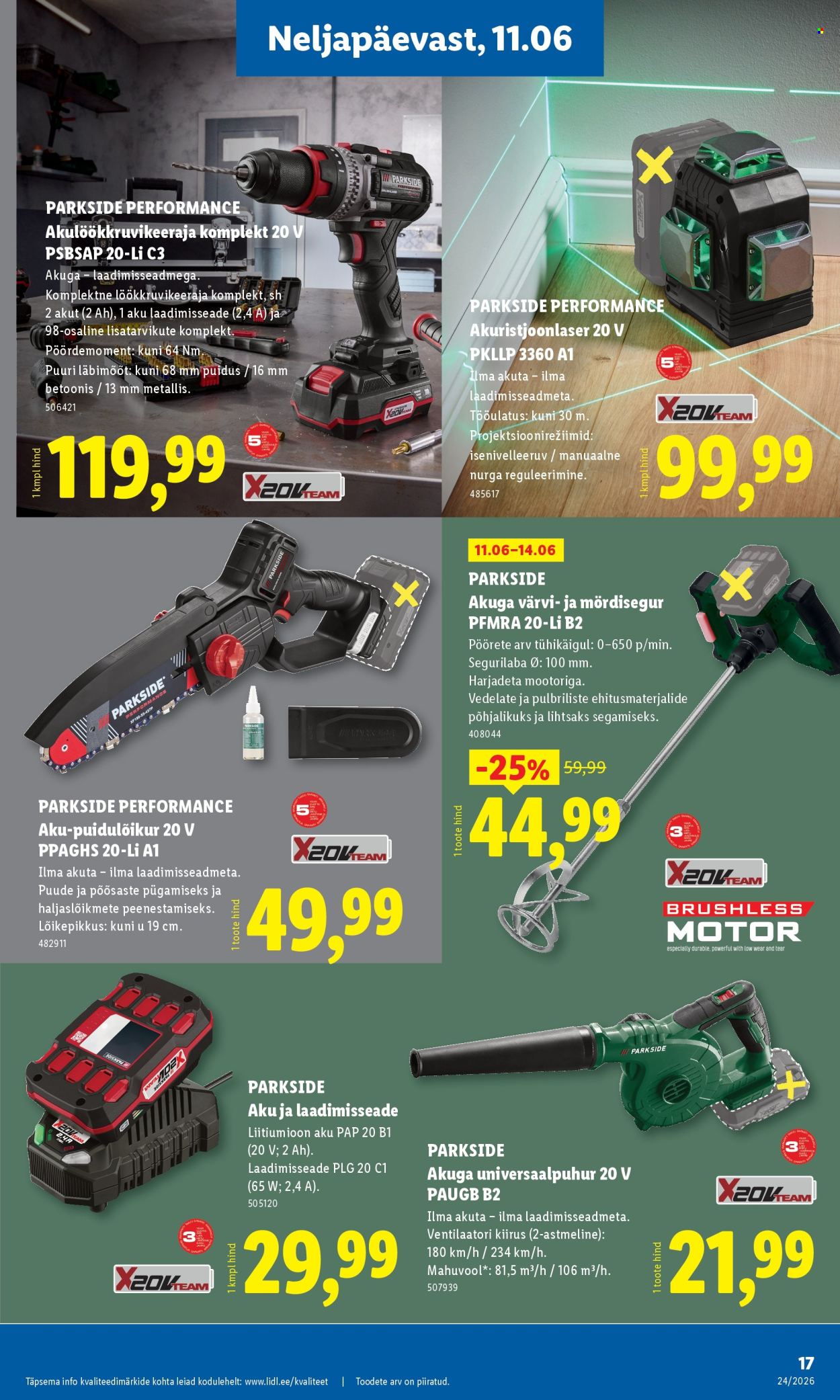 Lidl kliendileht - Tööstuskaupade pakkumised (8.06 - 14.06.2026)