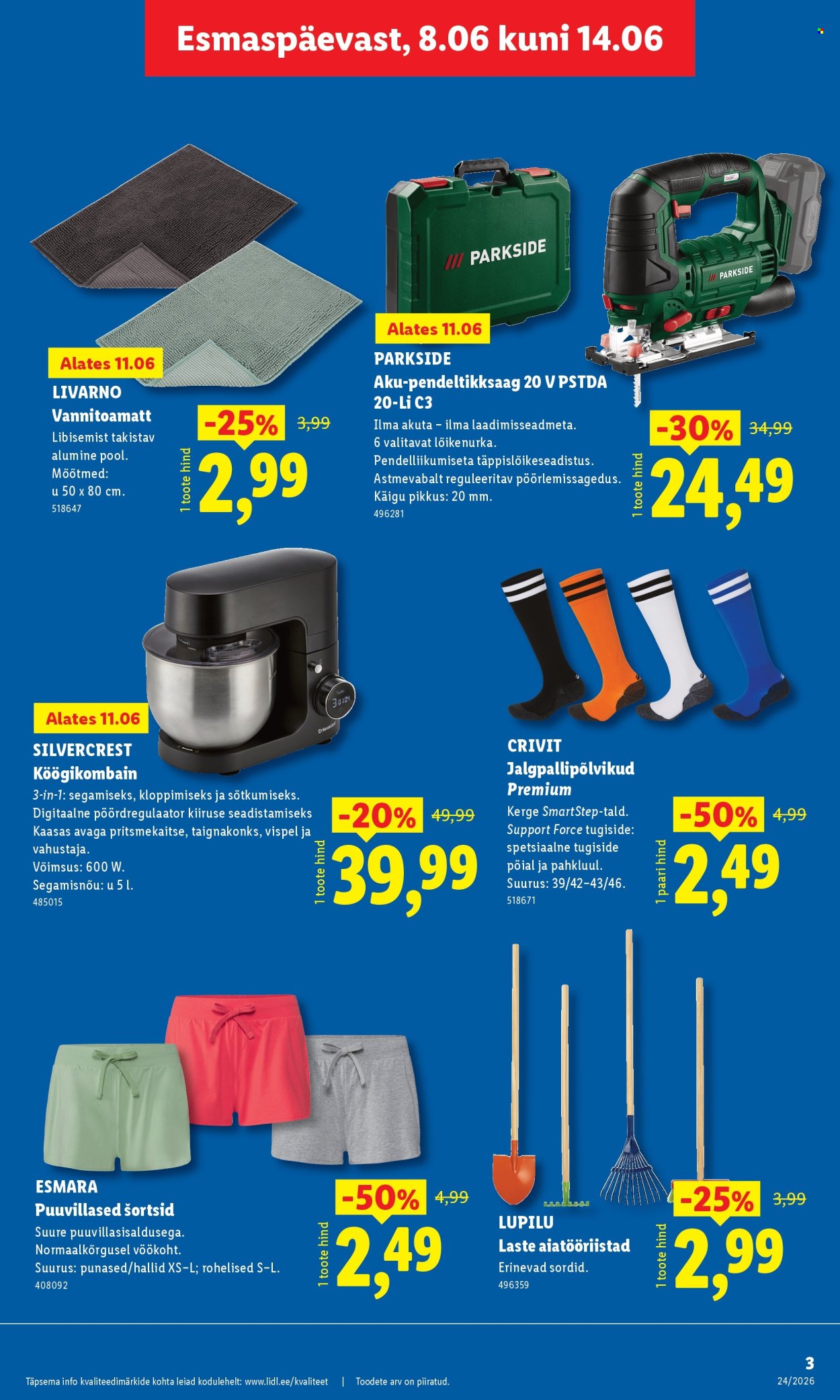Lidl kliendileht - Tööstuskaupade pakkumised (8.06 - 14.06.2026)