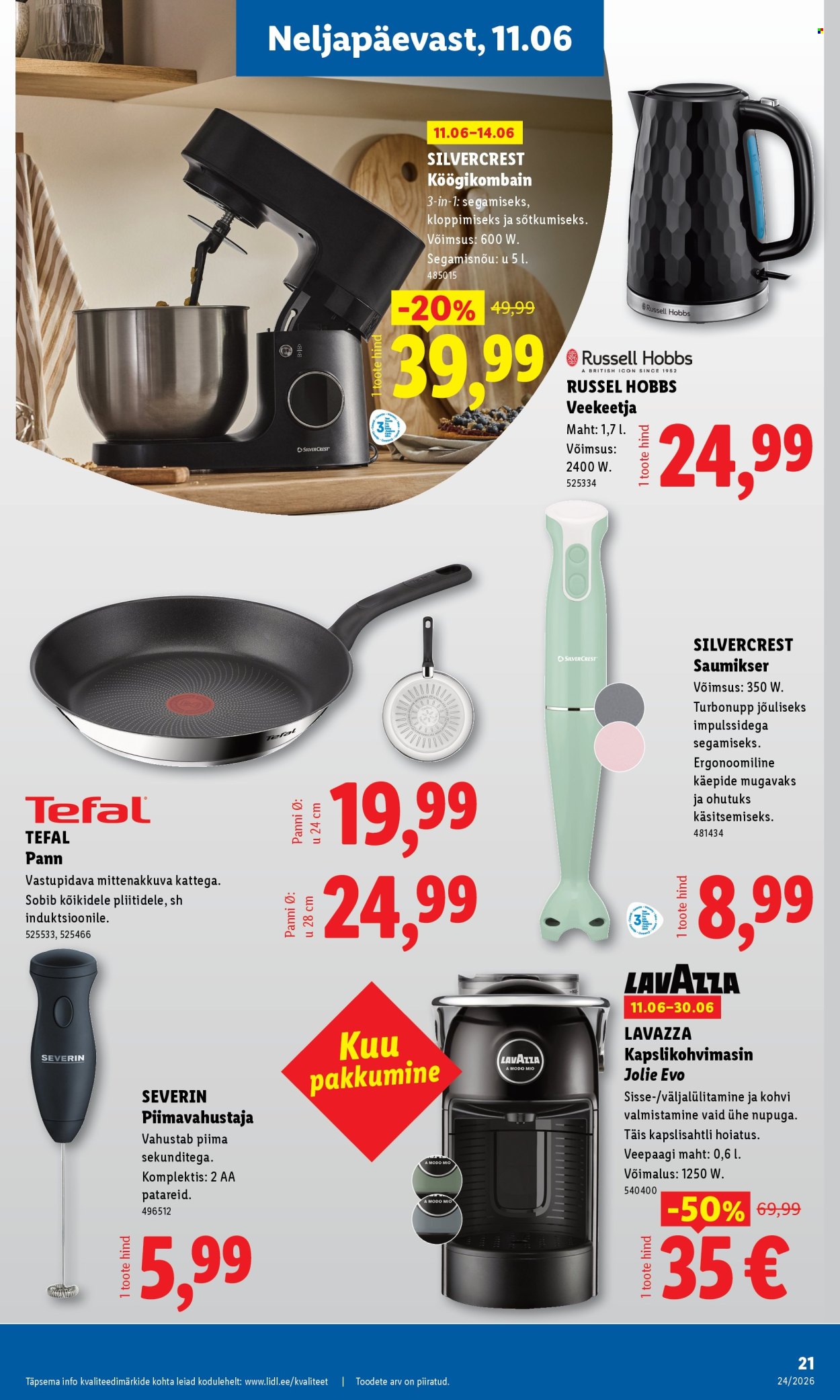 Lidl kliendileht - Tööstuskaupade pakkumised (8.06 - 14.06.2026)