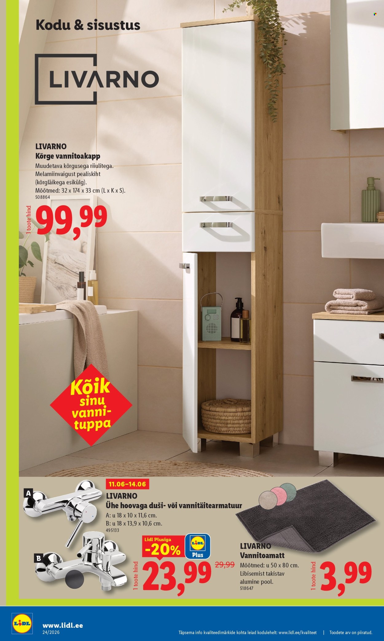 Lidl kliendileht - Tööstuskaupade pakkumised (8.06 - 14.06.2026)