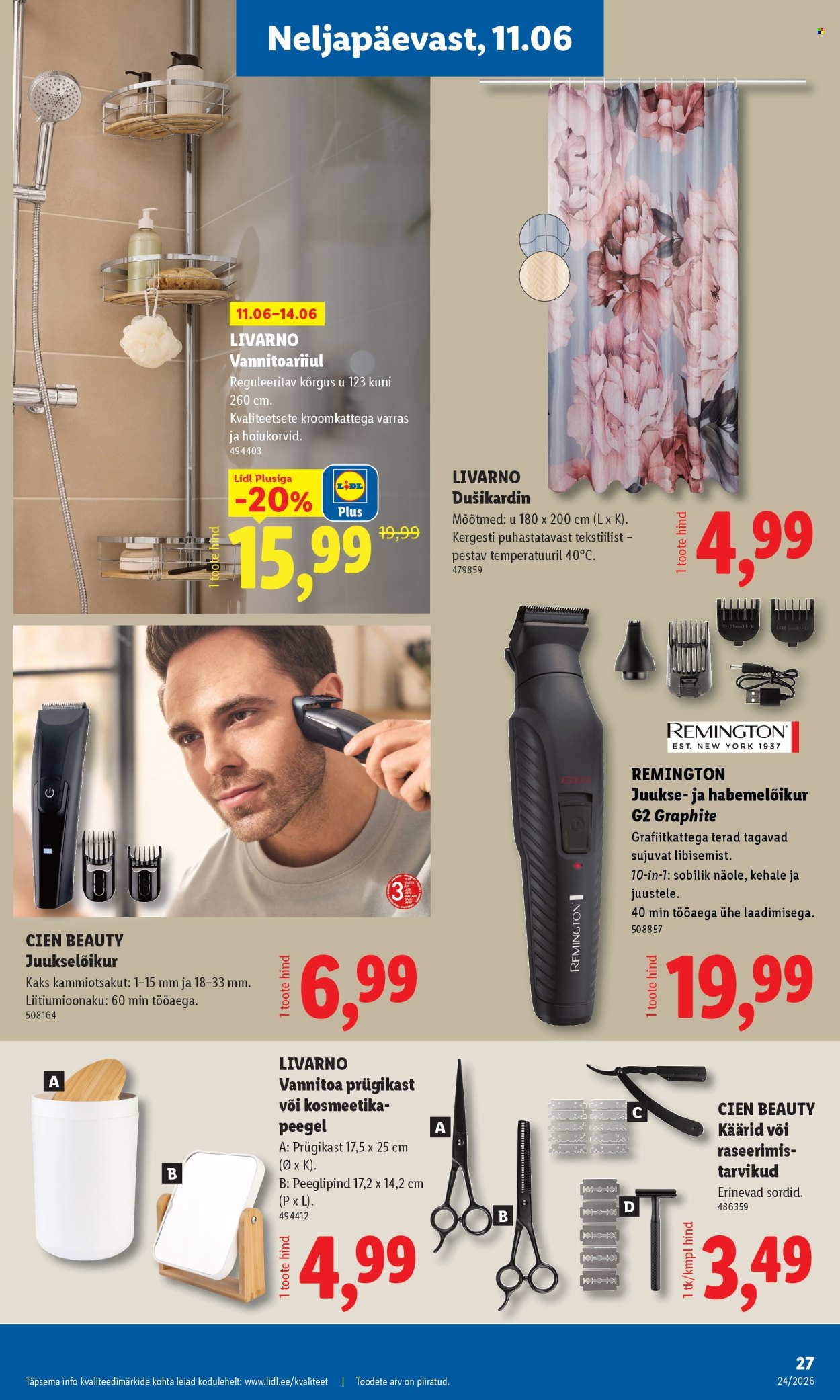 Lidl kliendileht - Tööstuskaupade pakkumised (8.06 - 14.06.2026)