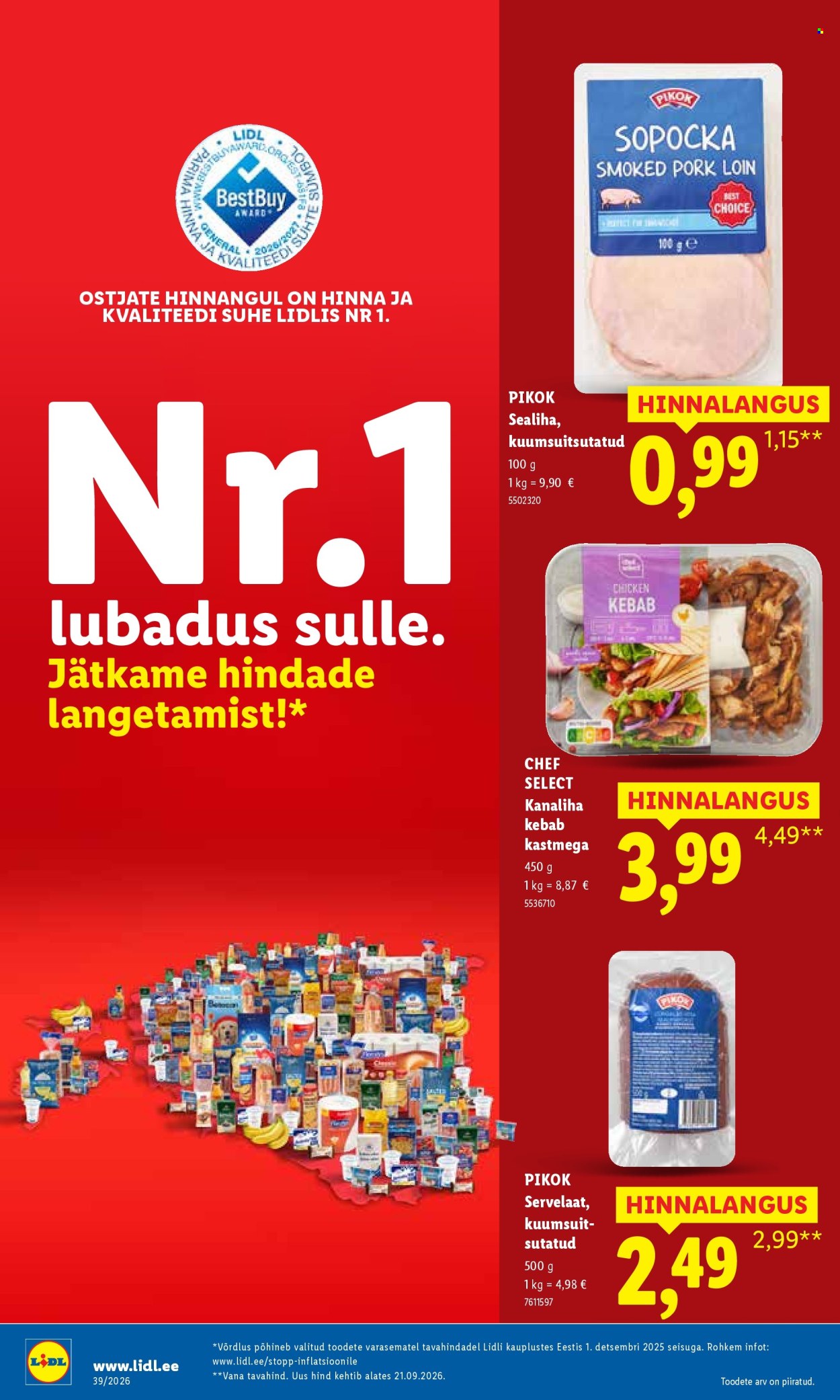 Lidl kliendileht (21.09 - 27.09.2026)