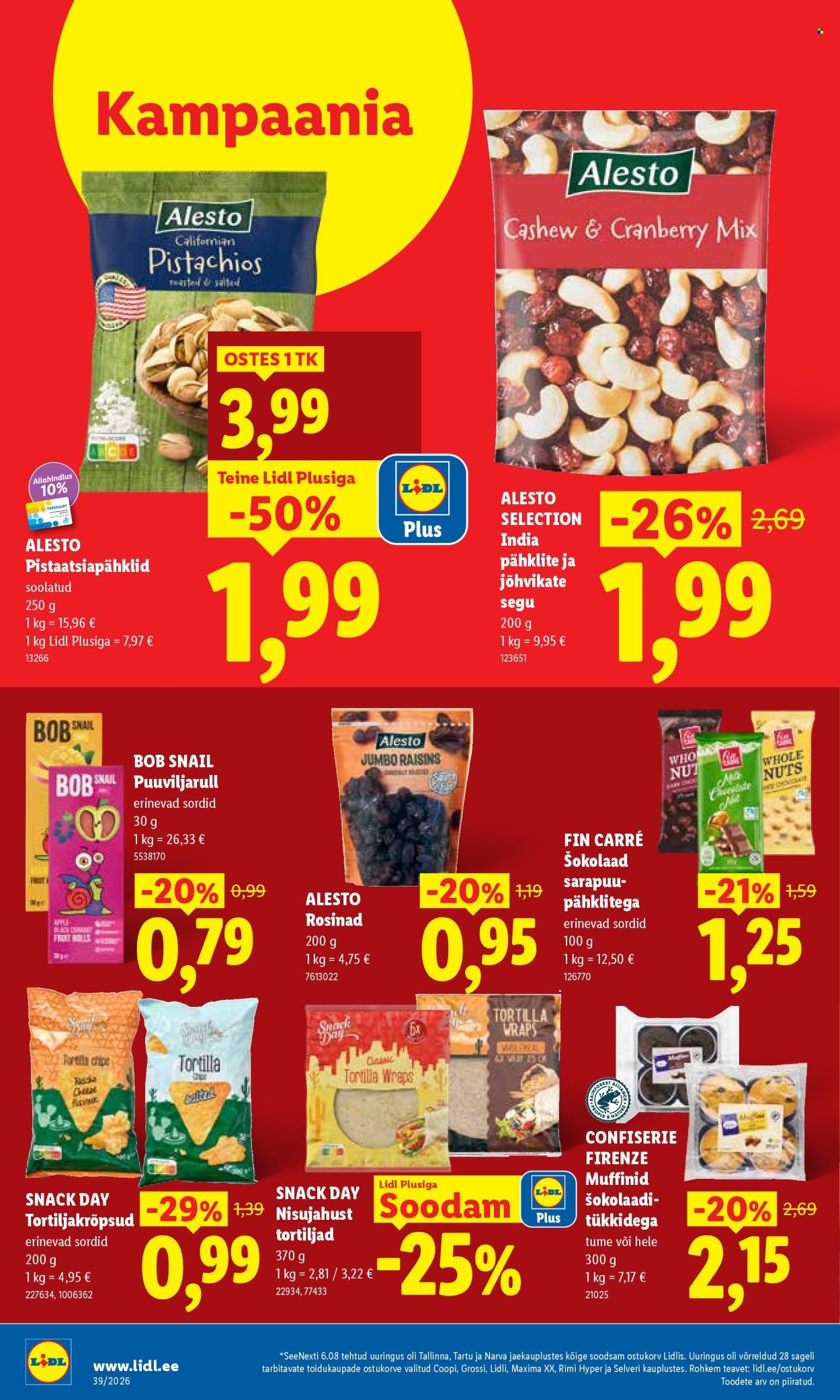 Lidl kliendileht (21.09 - 27.09.2026)