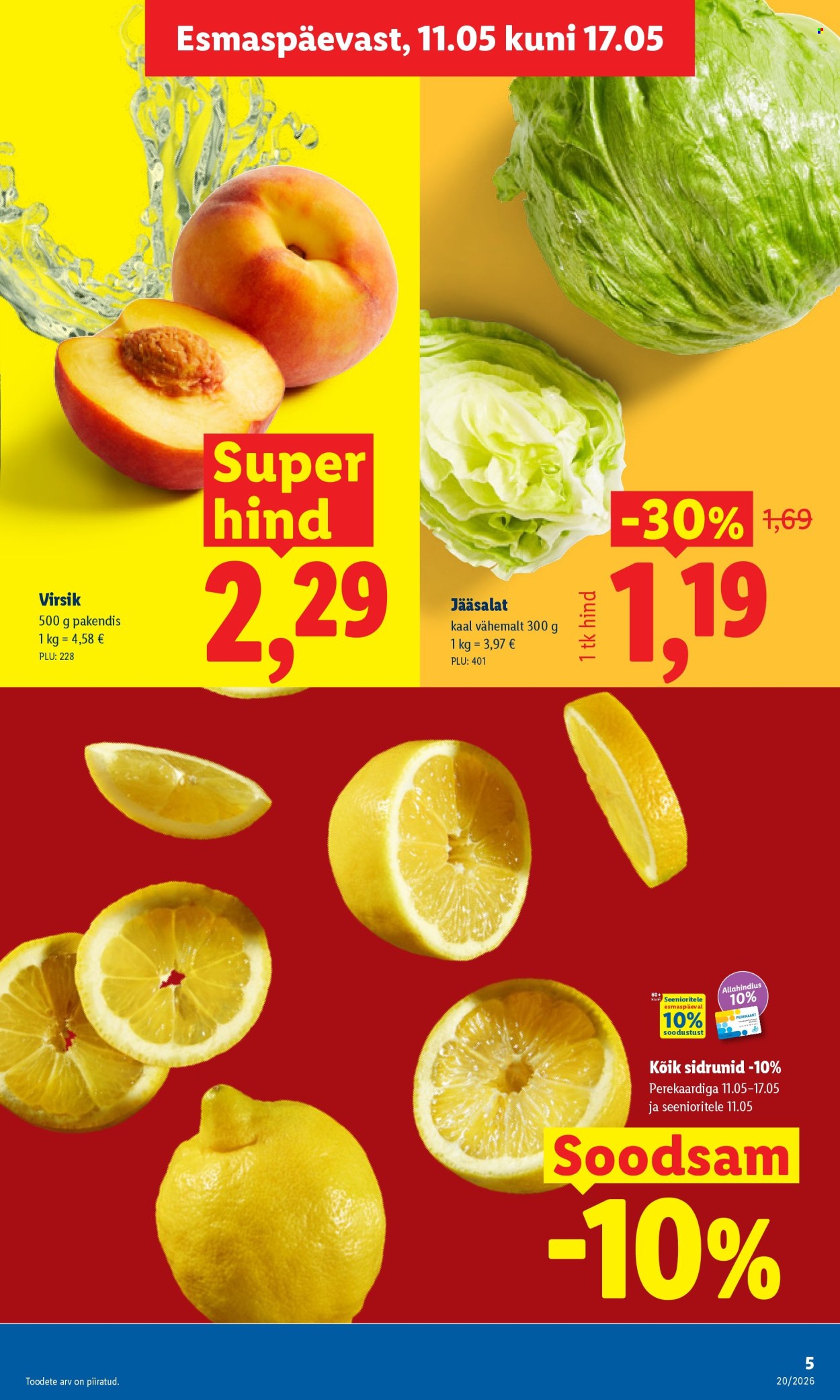 Lidl kliendileht - Kliendileht (11.05 - 17.05.2026)