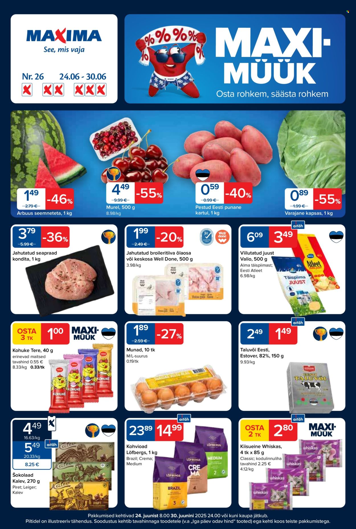 Maxima kliendileht - Maxima kliendileht nr. 26 (24.06 - 30.06.2025)