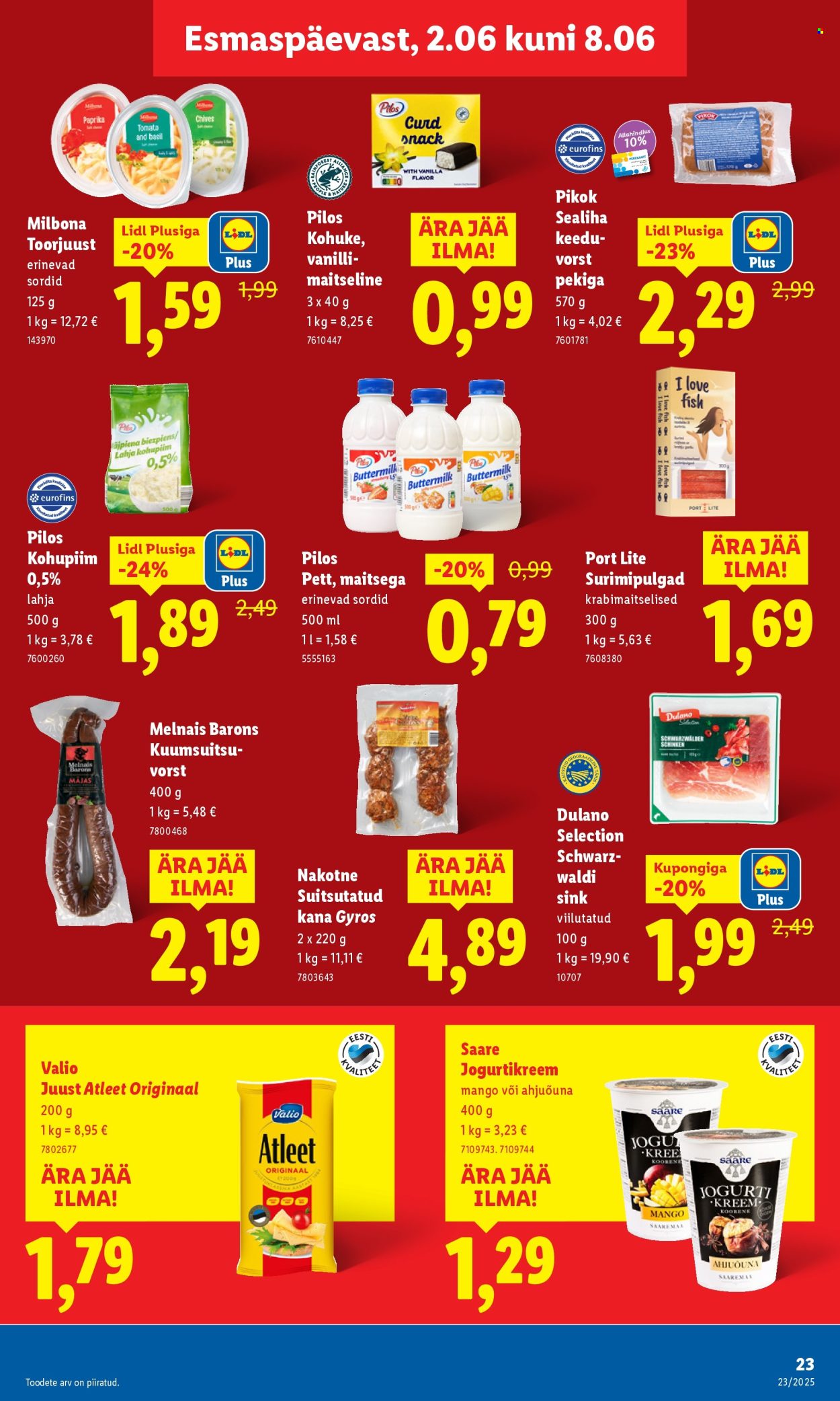 Lidl kliendileht - Kliendileht (2.06 - 8.06.2025)