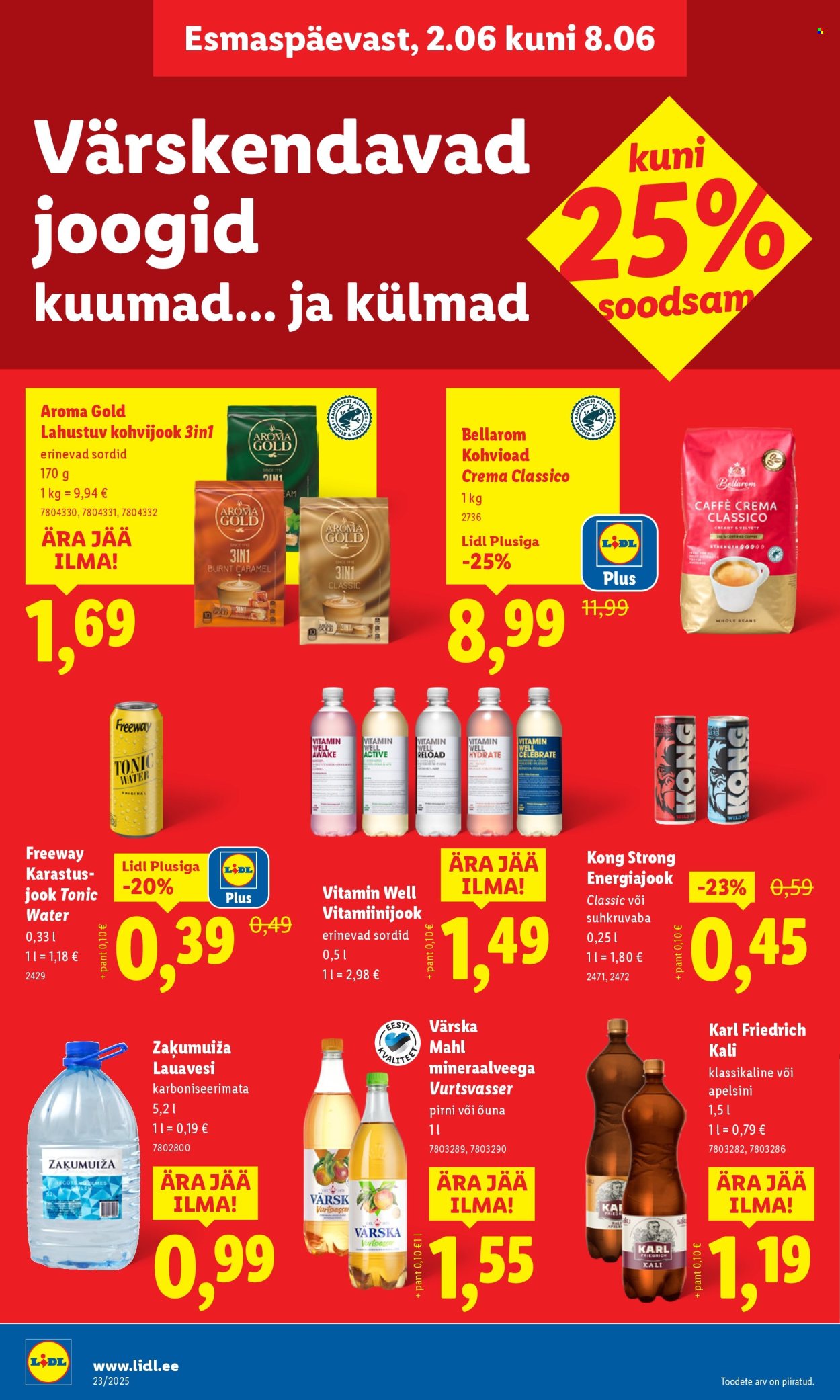 Lidl kliendileht - Kliendileht (2.06 - 8.06.2025)
