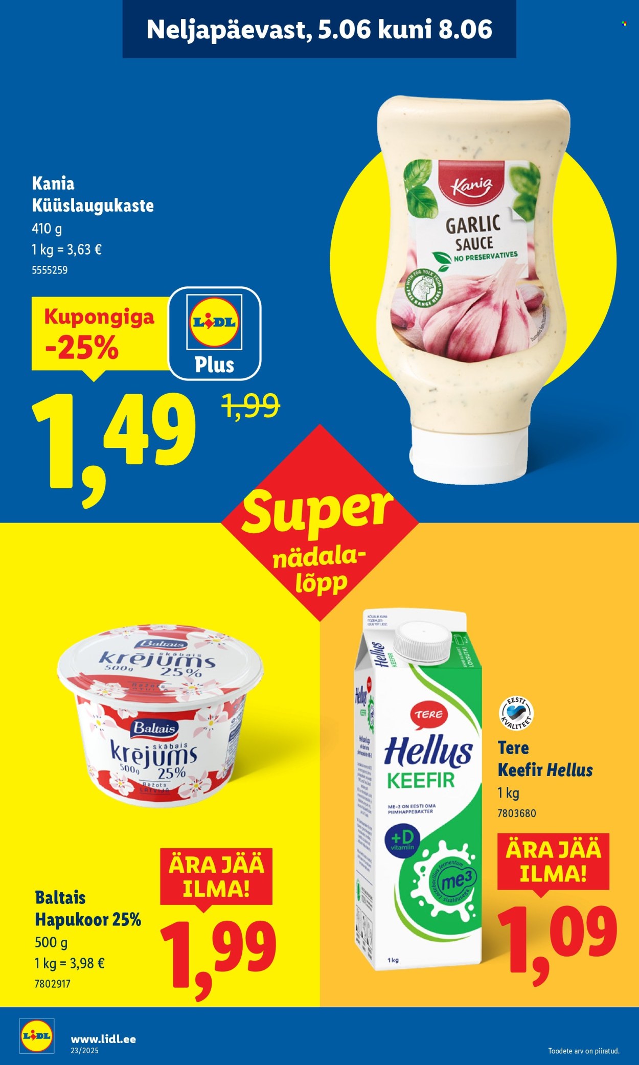 Lidl kliendileht - Kliendileht (2.06 - 8.06.2025)