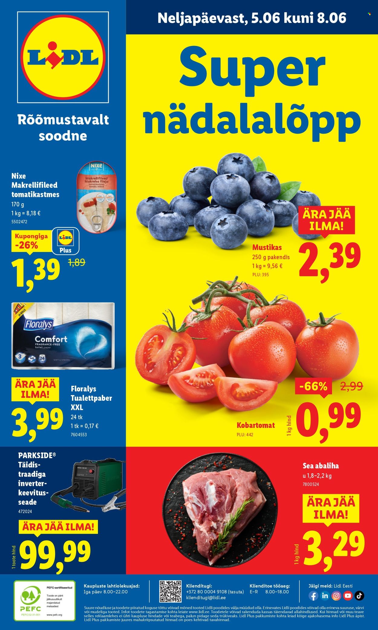Lidl kliendileht - Kliendileht (2.06 - 8.06.2025)