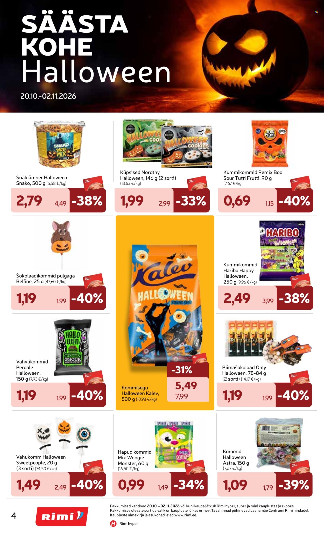 Rimi kliendileht (20.10 - 2.11.2026)