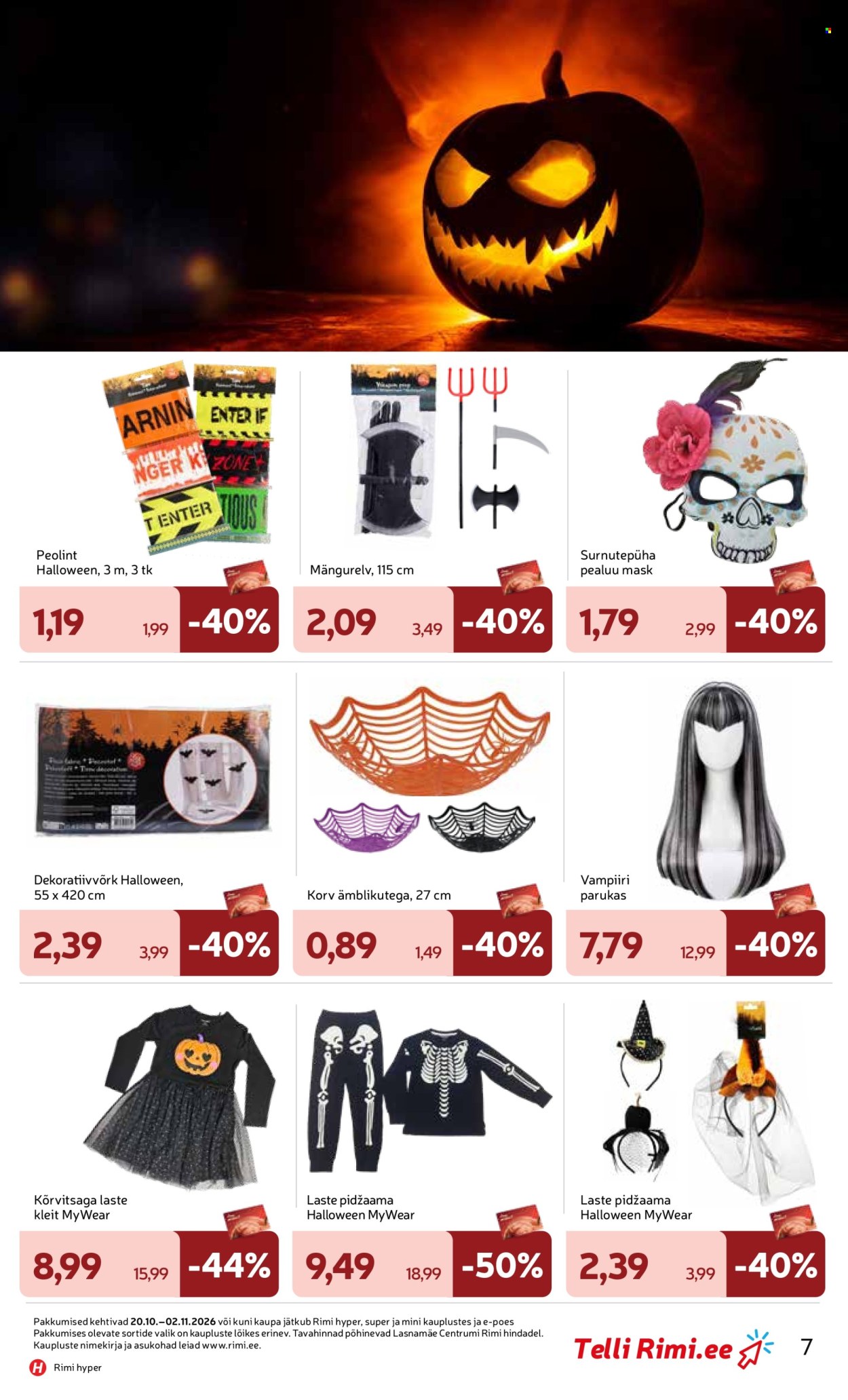 Rimi kliendileht (20.10 - 2.11.2026)