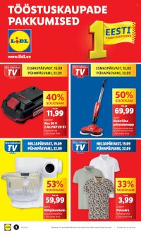 Lidl kliendileht - Tööstuskaupade pakkumised (16.09 - 22.09.2024)