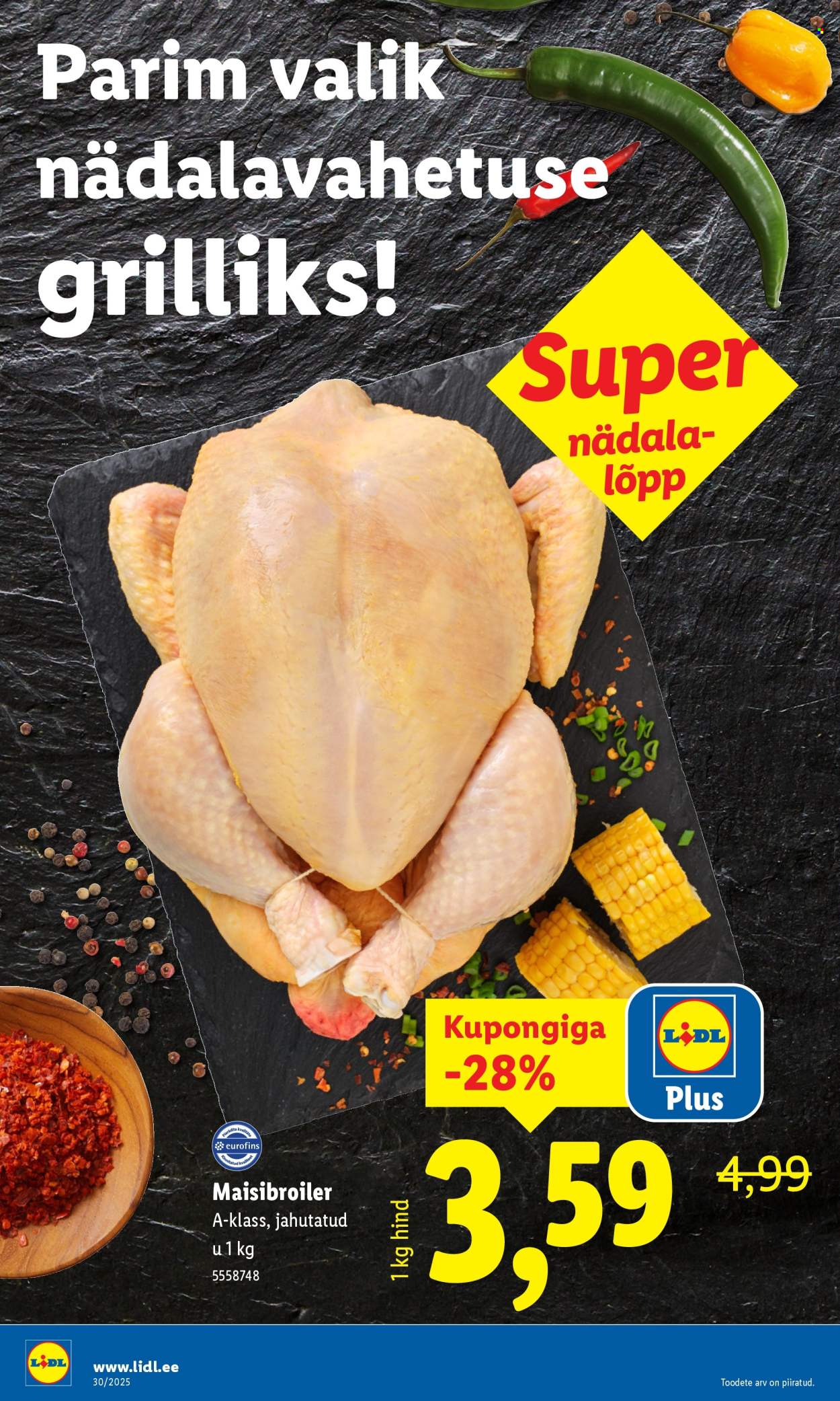 Lidl kliendileht - Nädalalõpu pakkumised (24.07 - 27.07.2025)