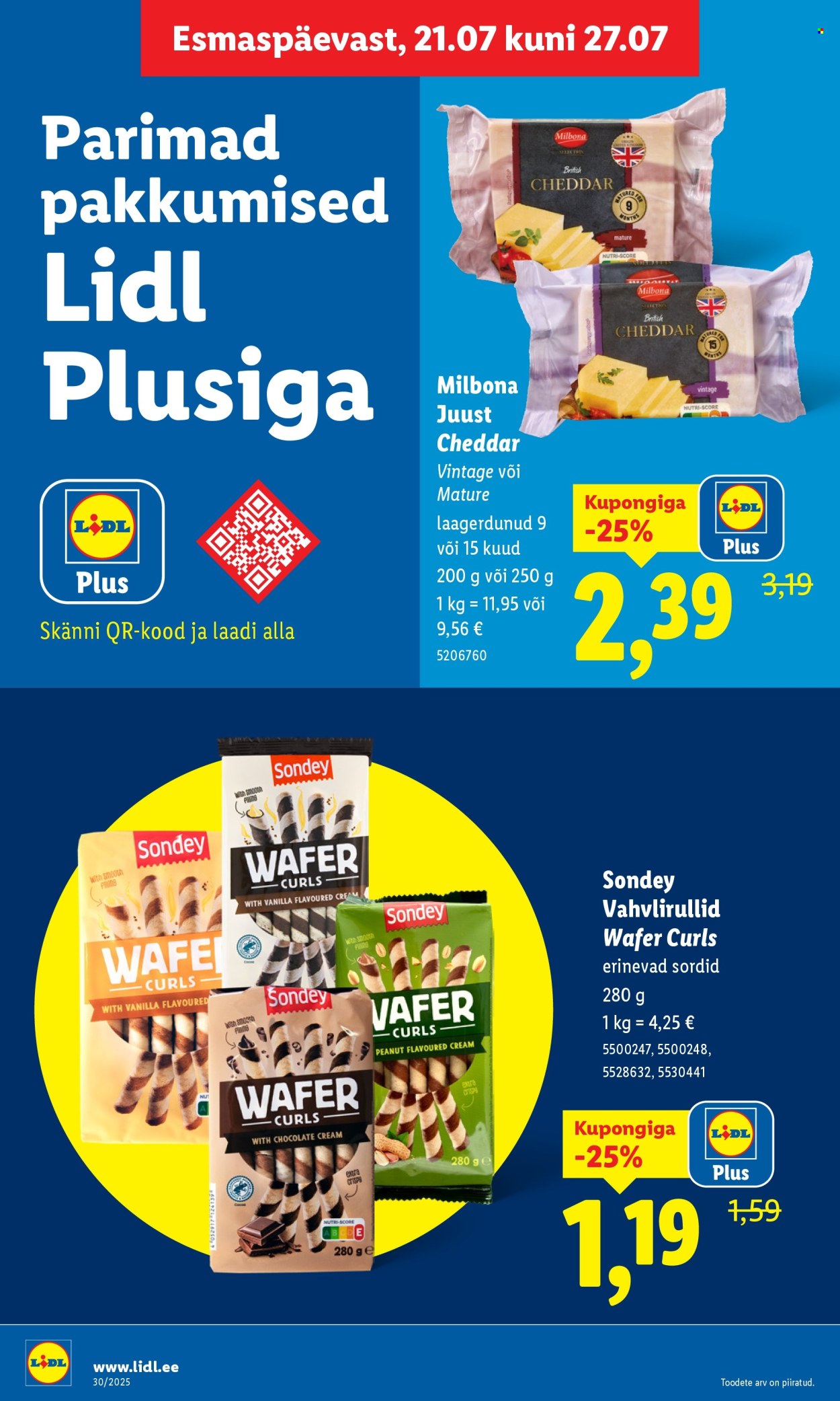 Lidl kliendileht - Nädalalõpu pakkumised (24.07 - 27.07.2025)