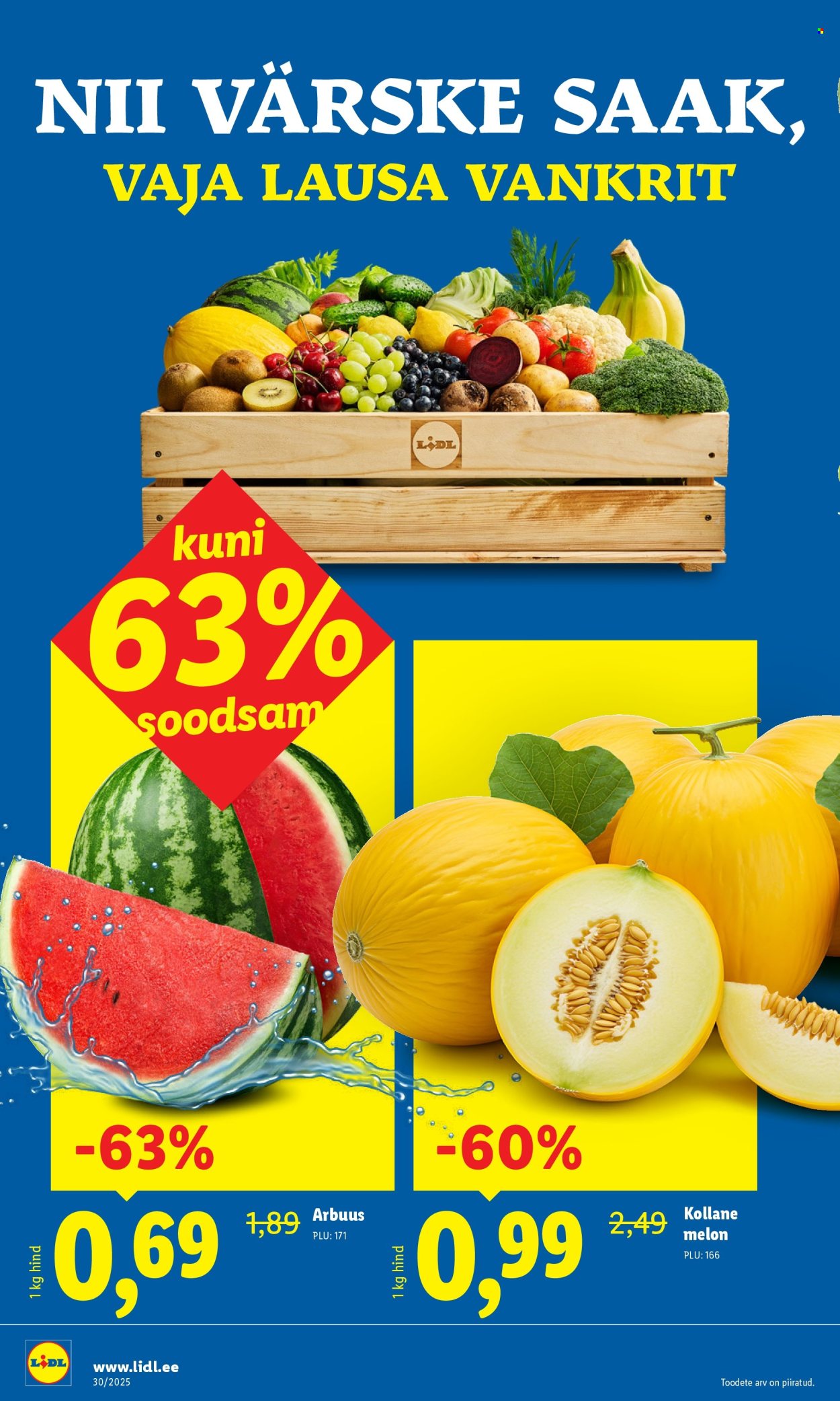 Lidl kliendileht - Nädalalõpu pakkumised (24.07 - 27.07.2025)