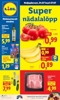 Lidl kliendileht - Nädalalõpu pakkumised (24.07 - 27.07.2025)
