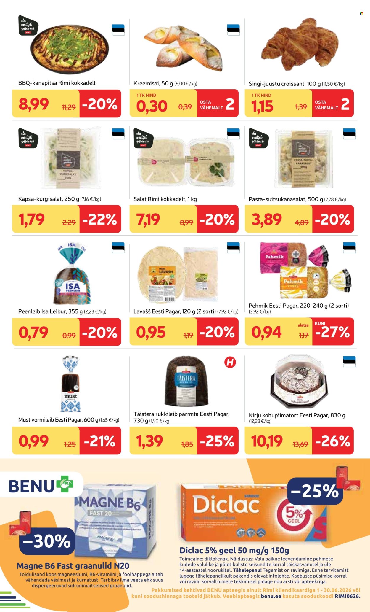 Rimi kliendileht (16.06 - 29.06.2026)