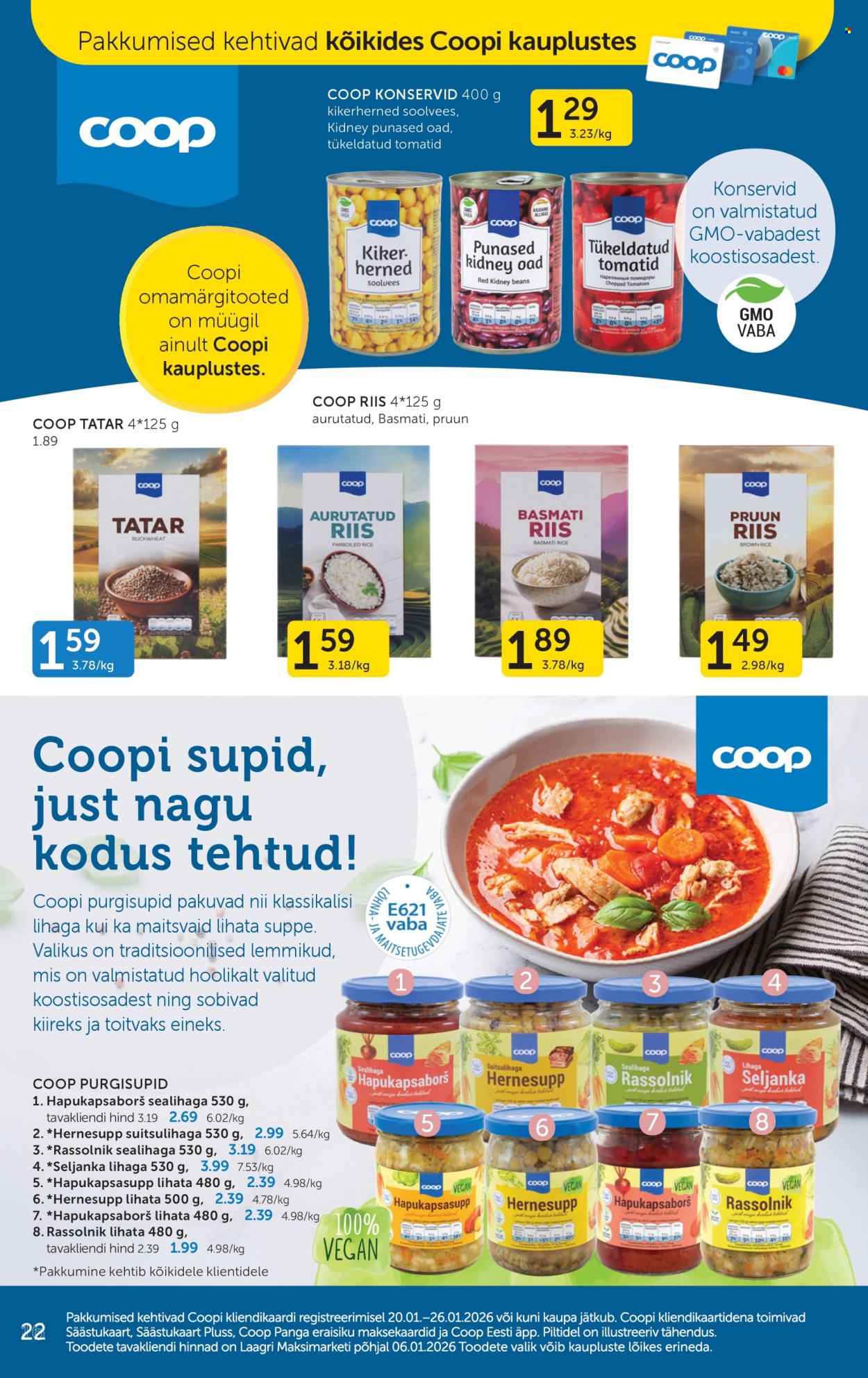 Coop kliendileht (20.01 - 26.01.2026)