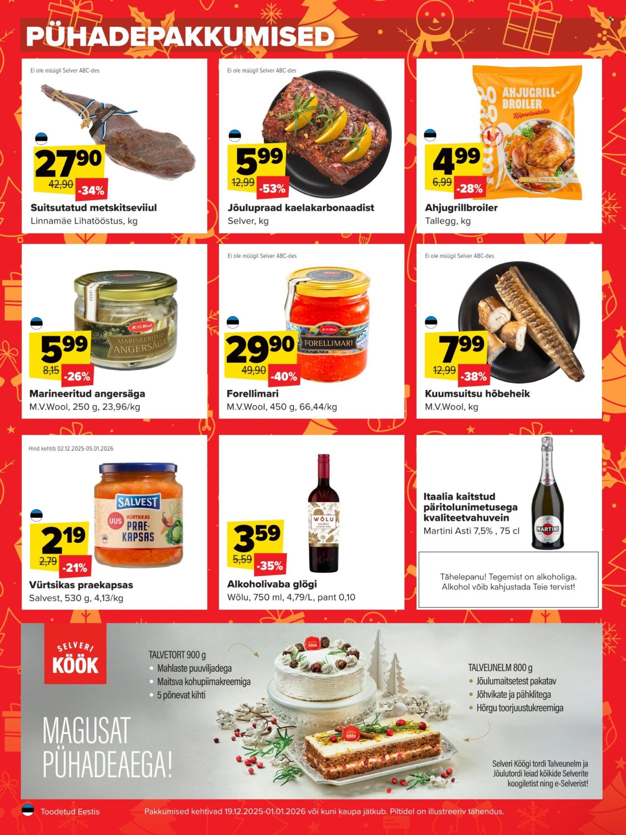 Selver kliendileht - Nädala Parim Hind (19.12.2025 - 1.01.2026)