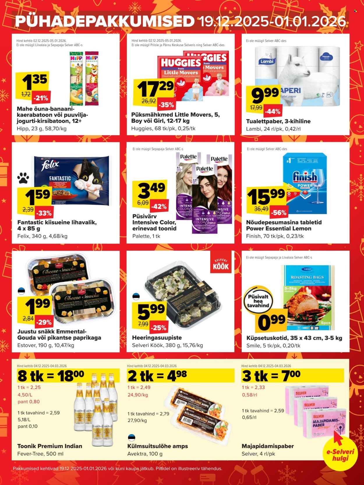 Selver kliendileht - Nädala Parim Hind (19.12.2025 - 1.01.2026)