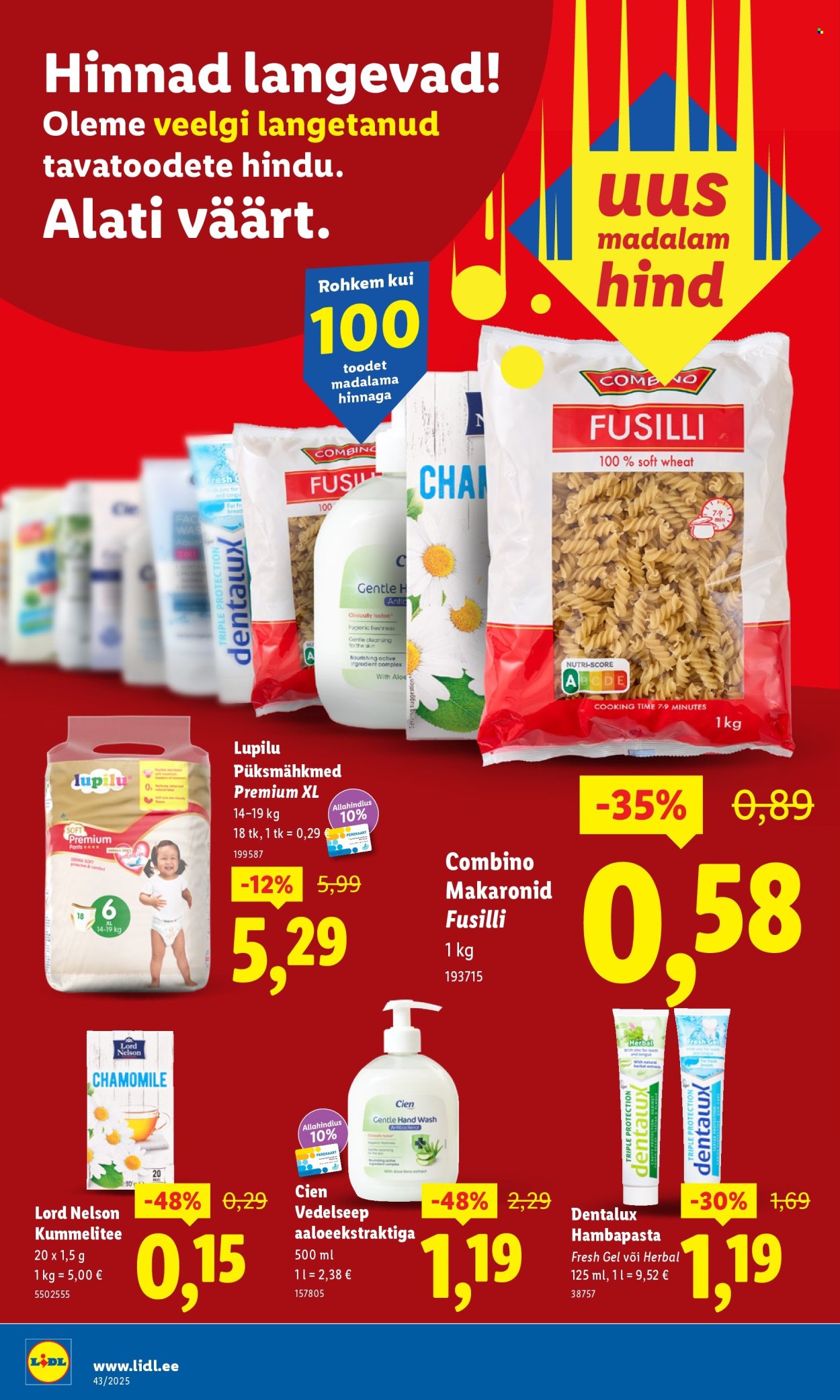 Lidl kliendileht - Kliendileht (20.10 - 26.10.2025)