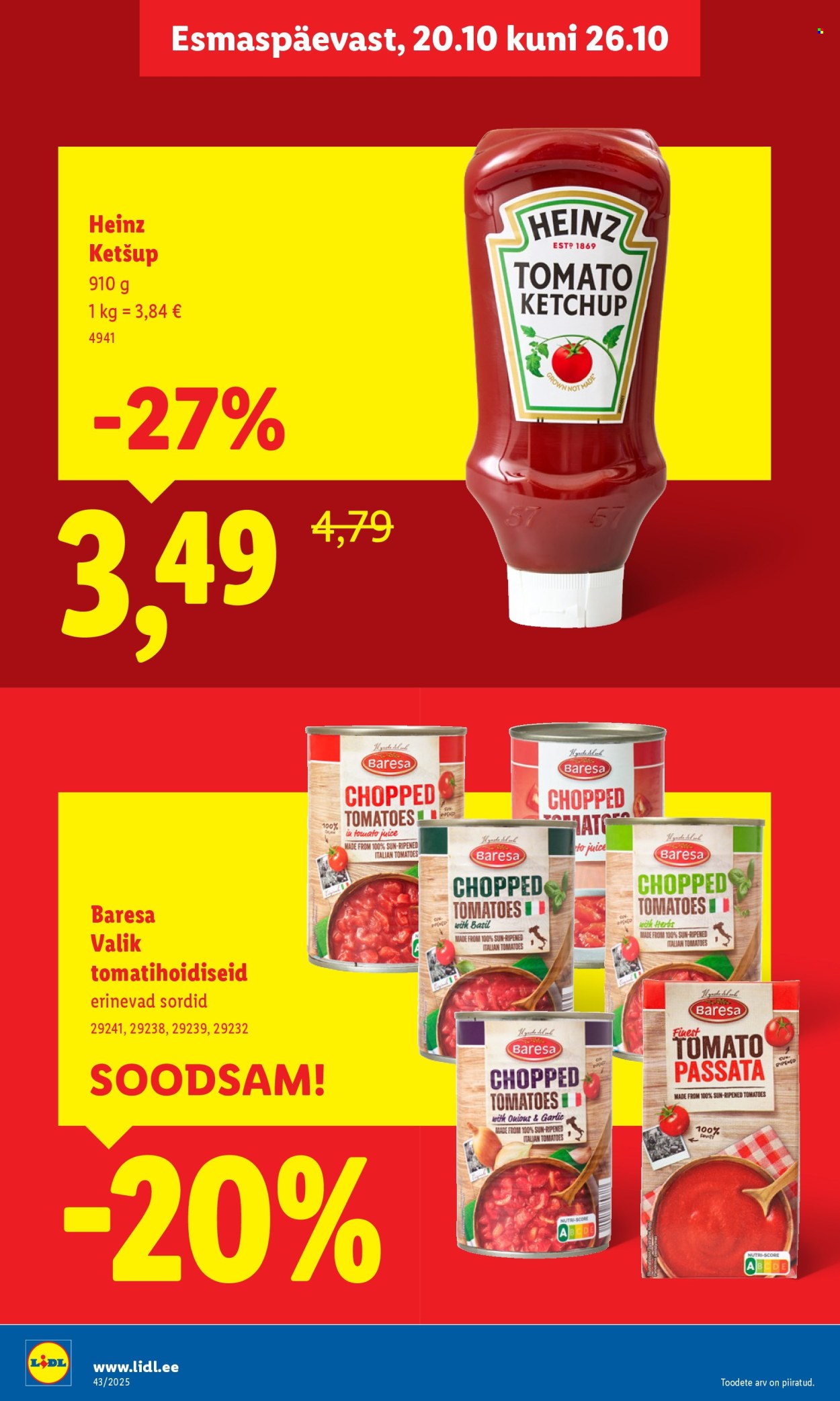 Lidl kliendileht - Kliendileht (20.10 - 26.10.2025)