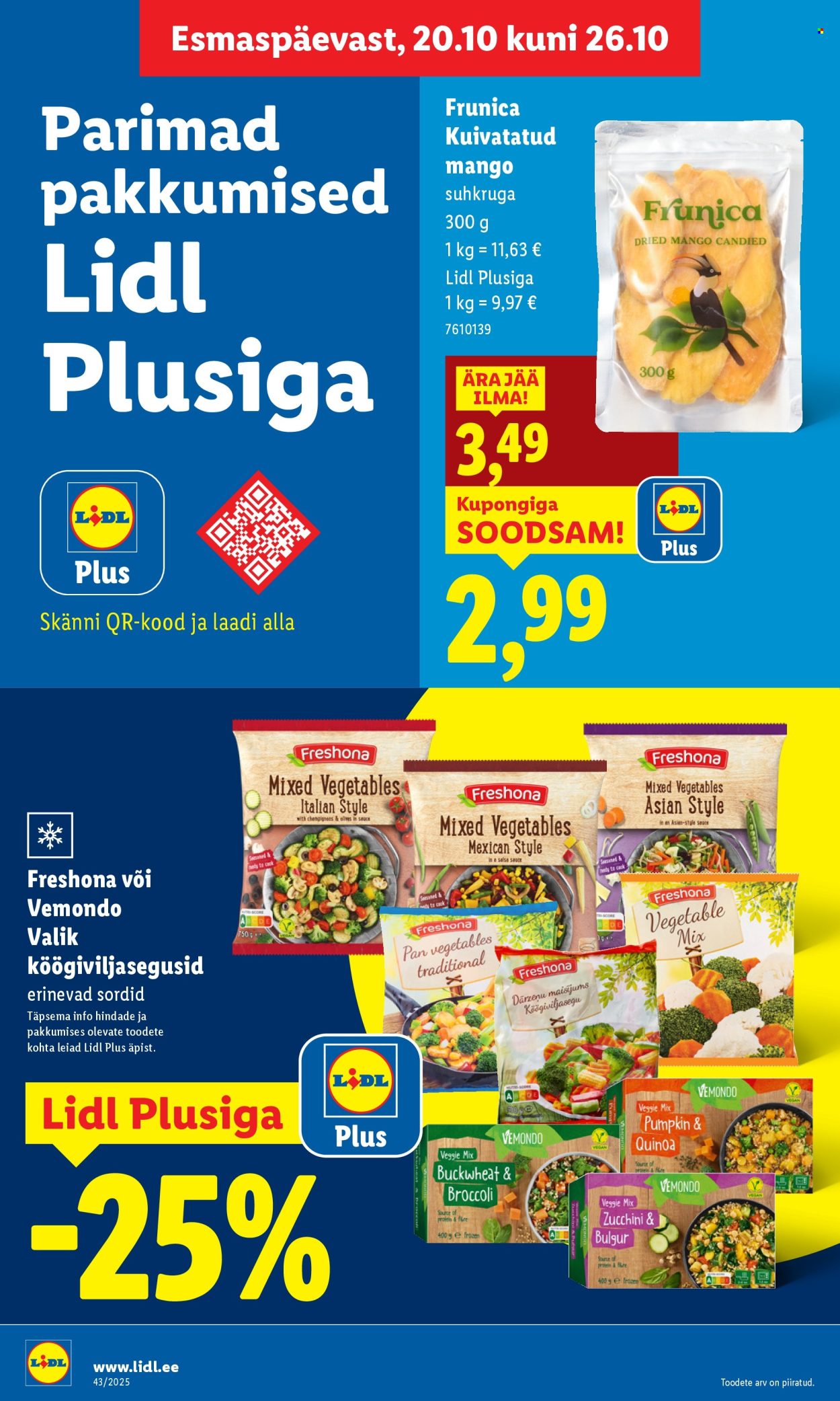 Lidl kliendileht - Kliendileht (20.10 - 26.10.2025)