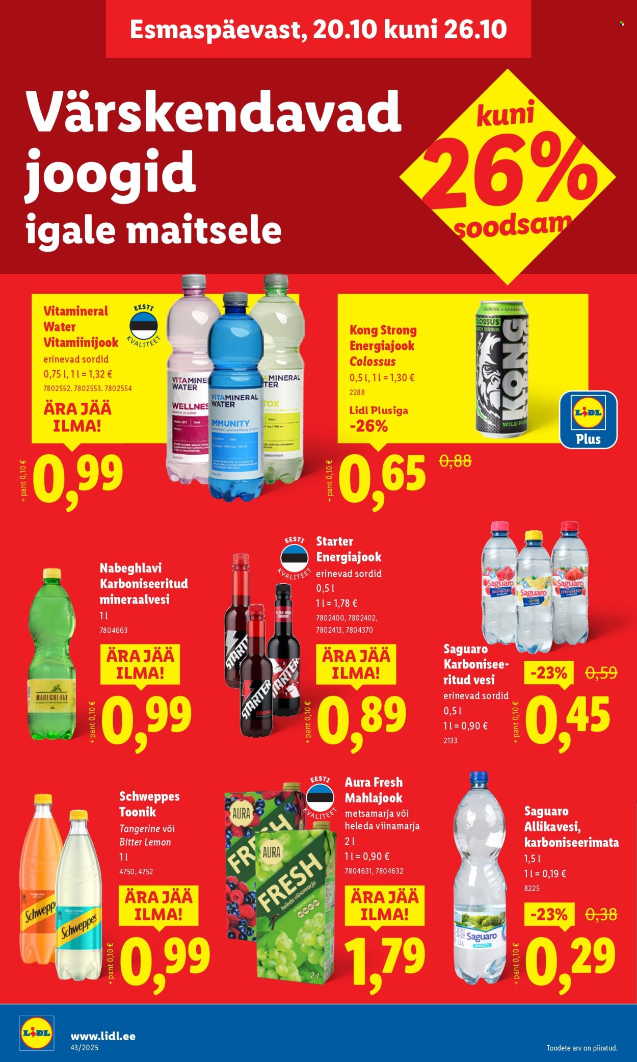 Lidl kliendileht - Kliendileht (20.10 - 26.10.2025)