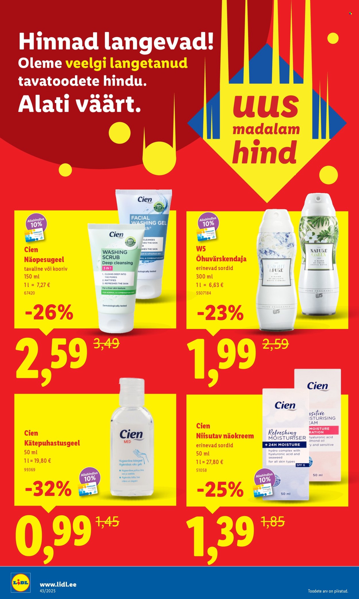 Lidl kliendileht - Kliendileht (20.10 - 26.10.2025)