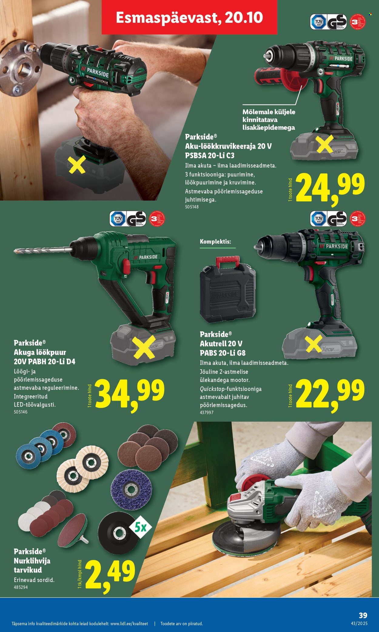 Lidl kliendileht - Kliendileht (20.10 - 26.10.2025)