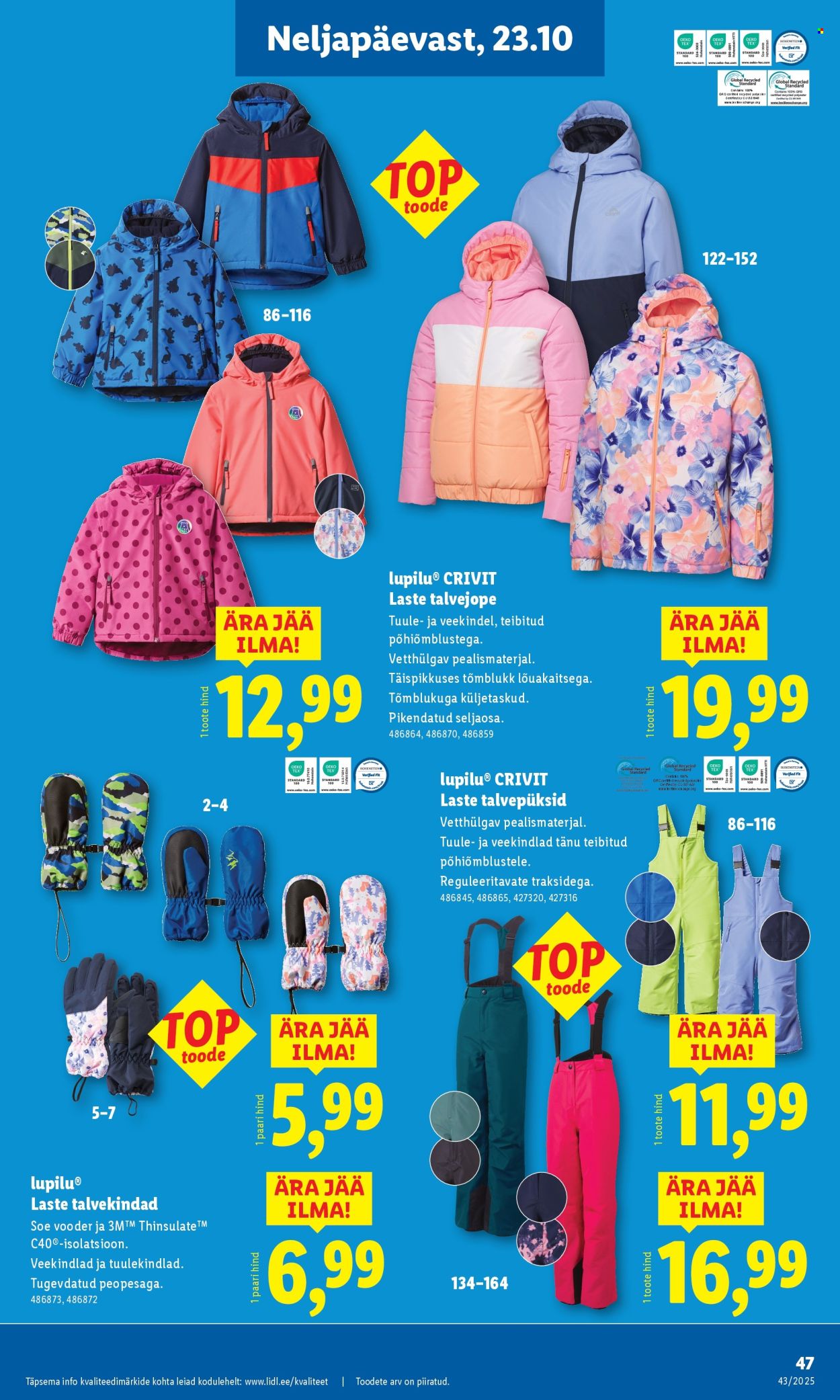 Lidl kliendileht - Kliendileht (20.10 - 26.10.2025)