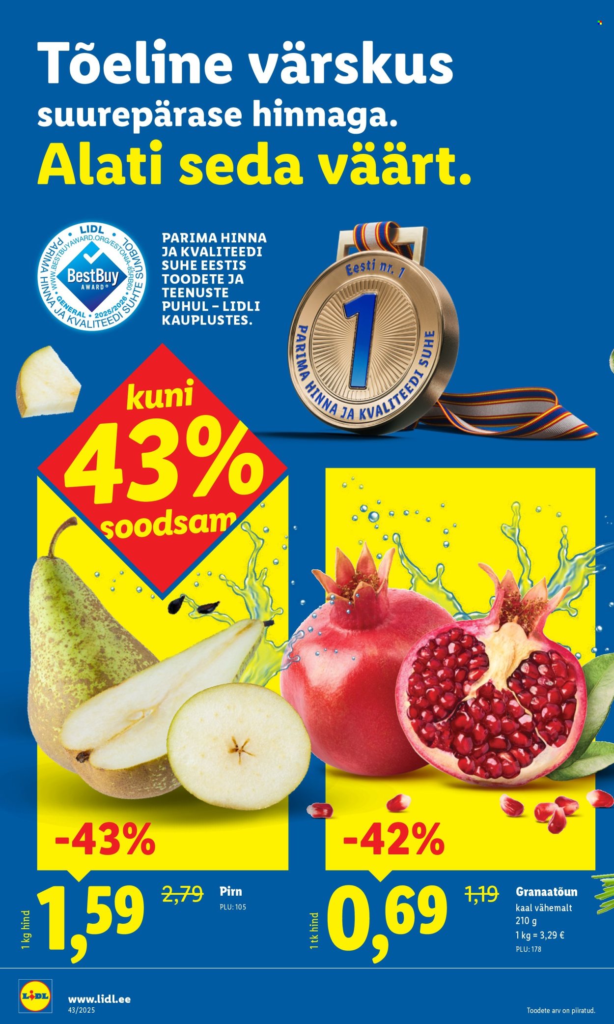 Lidl kliendileht - Kliendileht (20.10 - 26.10.2025)