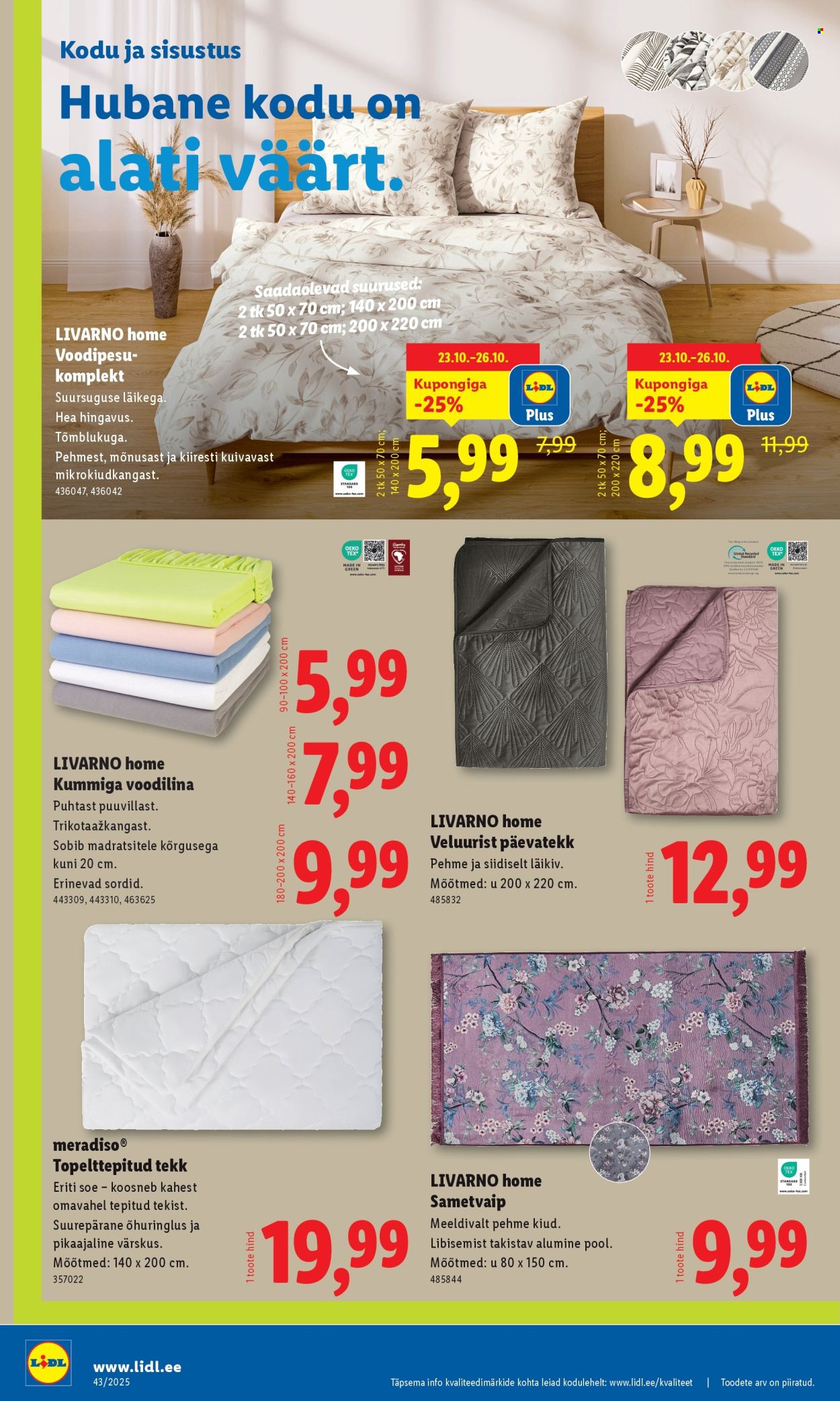 Lidl kliendileht - Kliendileht (20.10 - 26.10.2025)