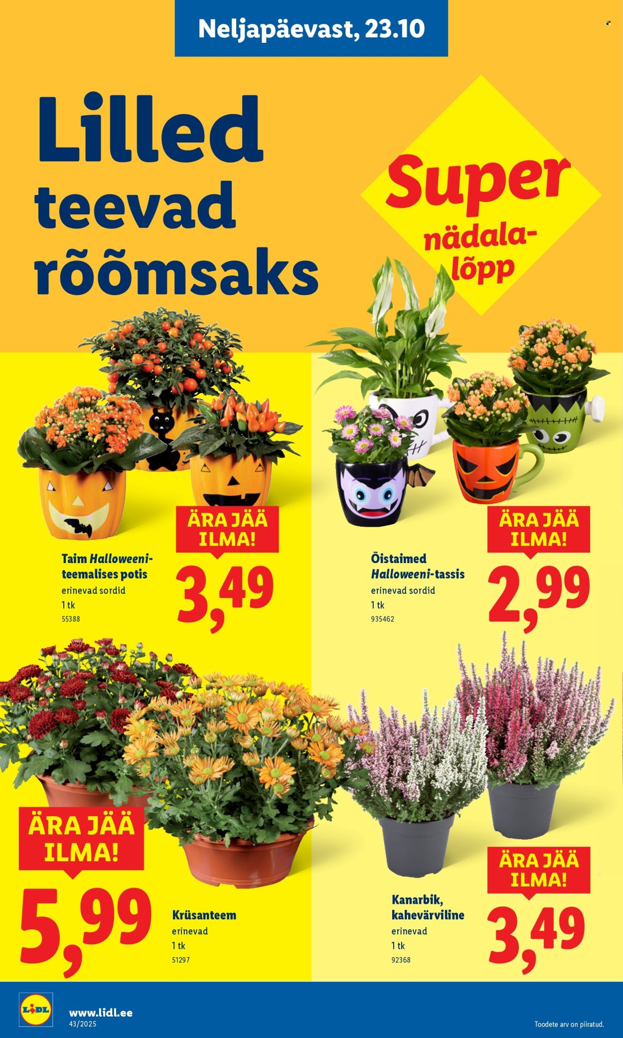 Lidl kliendileht - Kliendileht (20.10 - 26.10.2025)